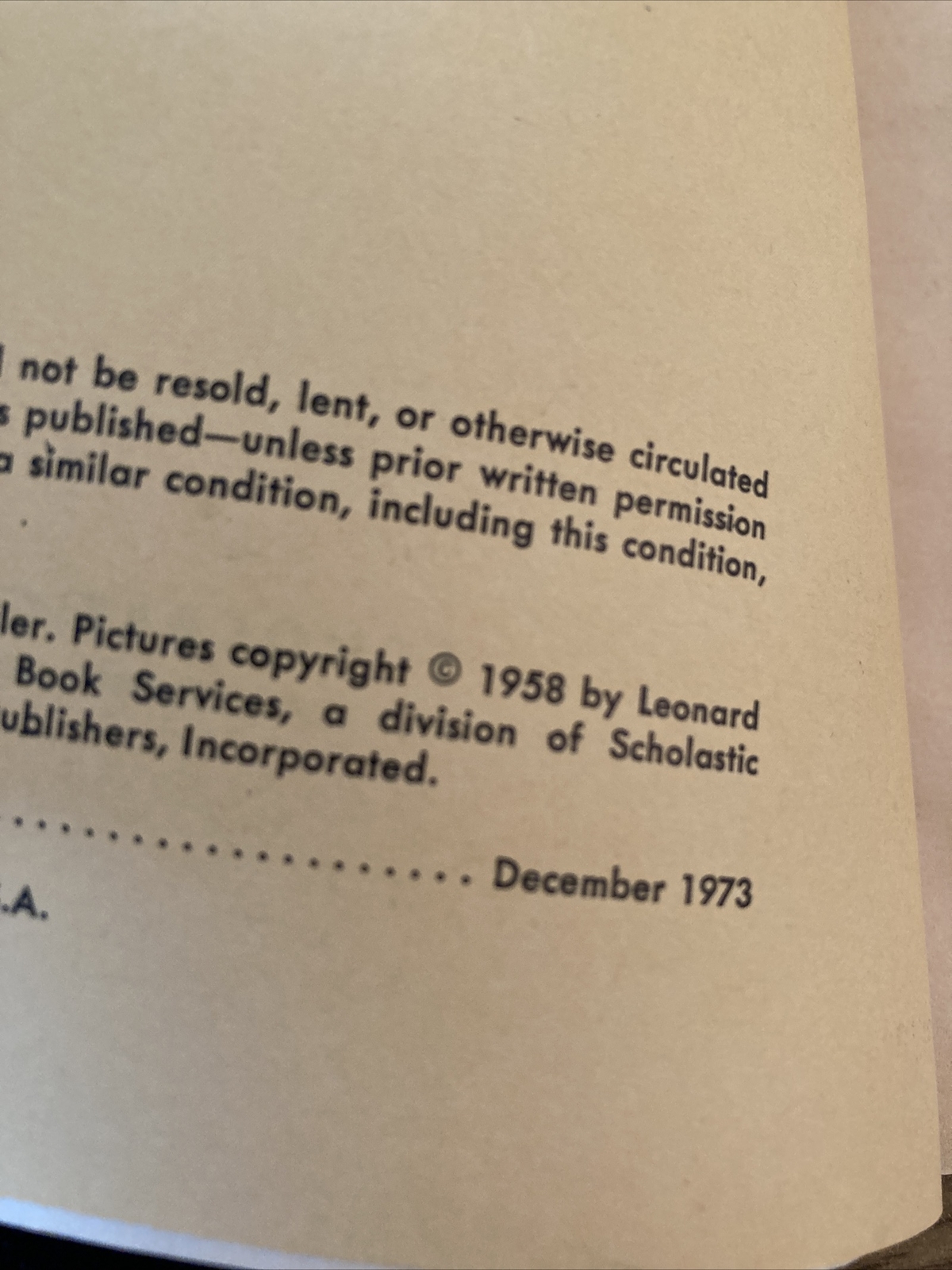 First Days of the World, Gerald Ames, Rose Wyler 1973 Scholastic PB TJ 848