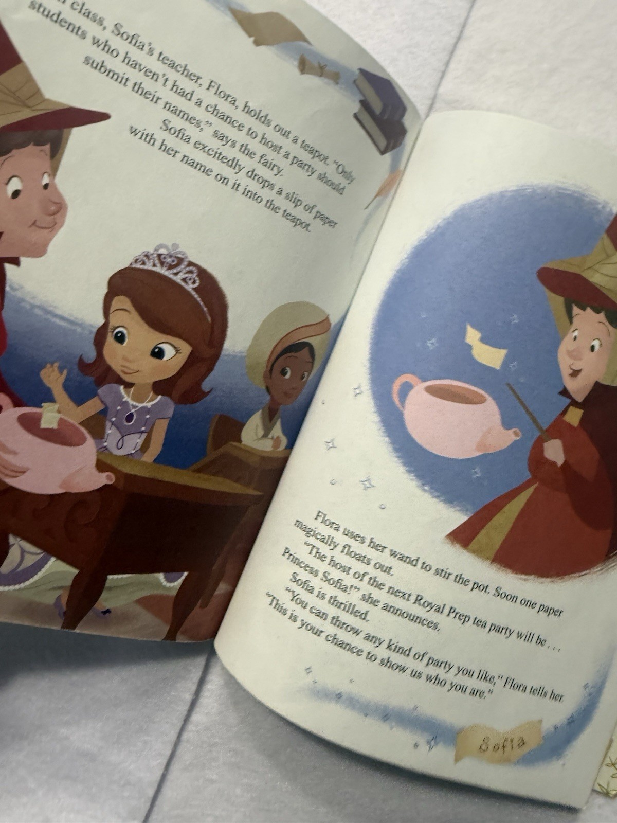 Sofia The First The Perfect Tea Party Little Golden Book 2013 Disney Junior
