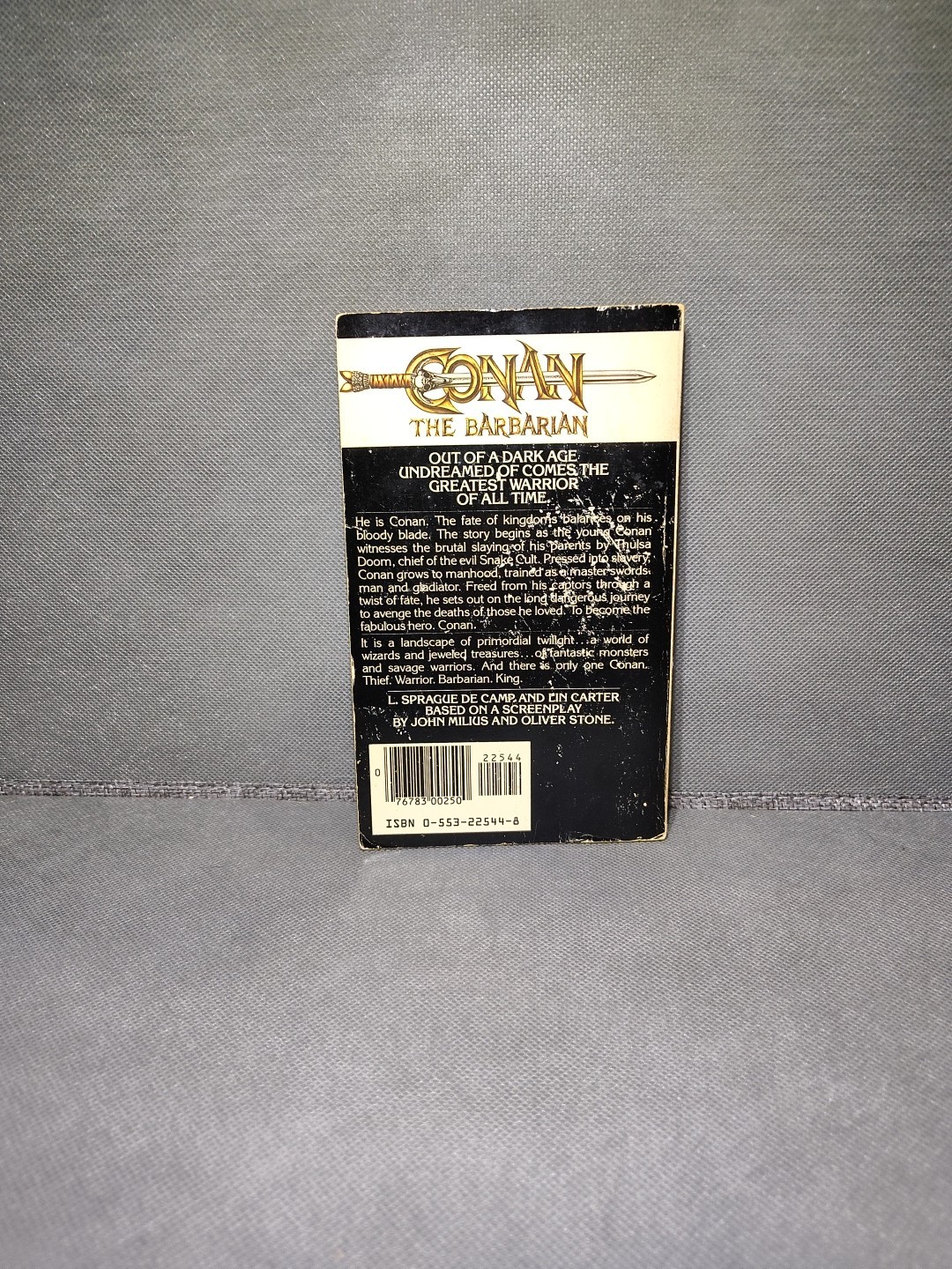 Conan the Barbarian by Lin Carter and L. Sprague de Camp (1982, Trade Paperback)