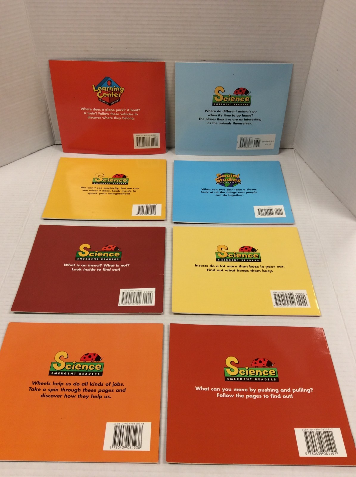 SCHOLASTIC EMERGENT READERS SERIES: SCIENCE & SOCIAL STUDIES Lot of 47 PB