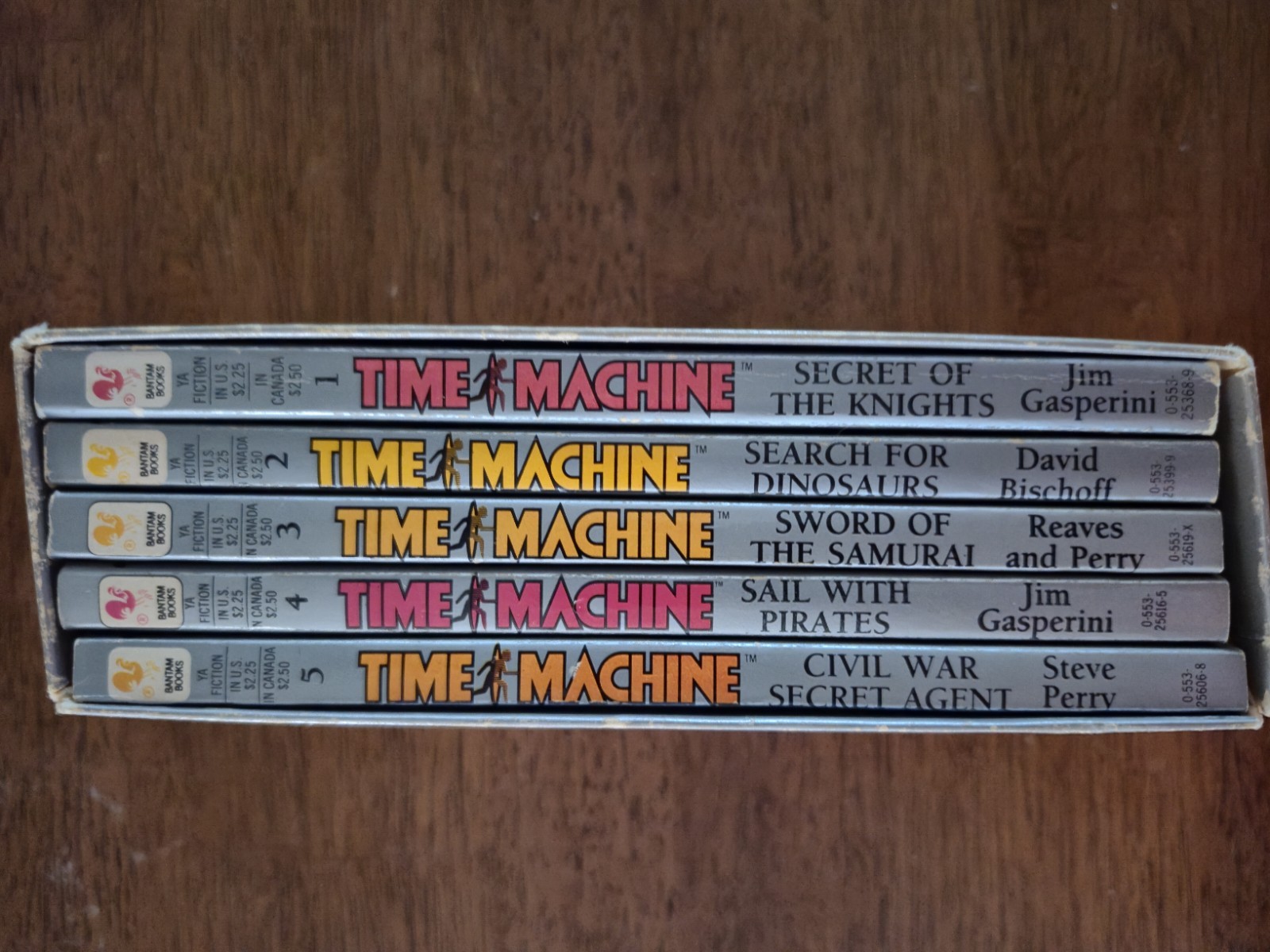 Bantam Time Machine Series Books 1-5 In Boxed Set CYOA RPG Gamebook Lot 1980&rsquo;s