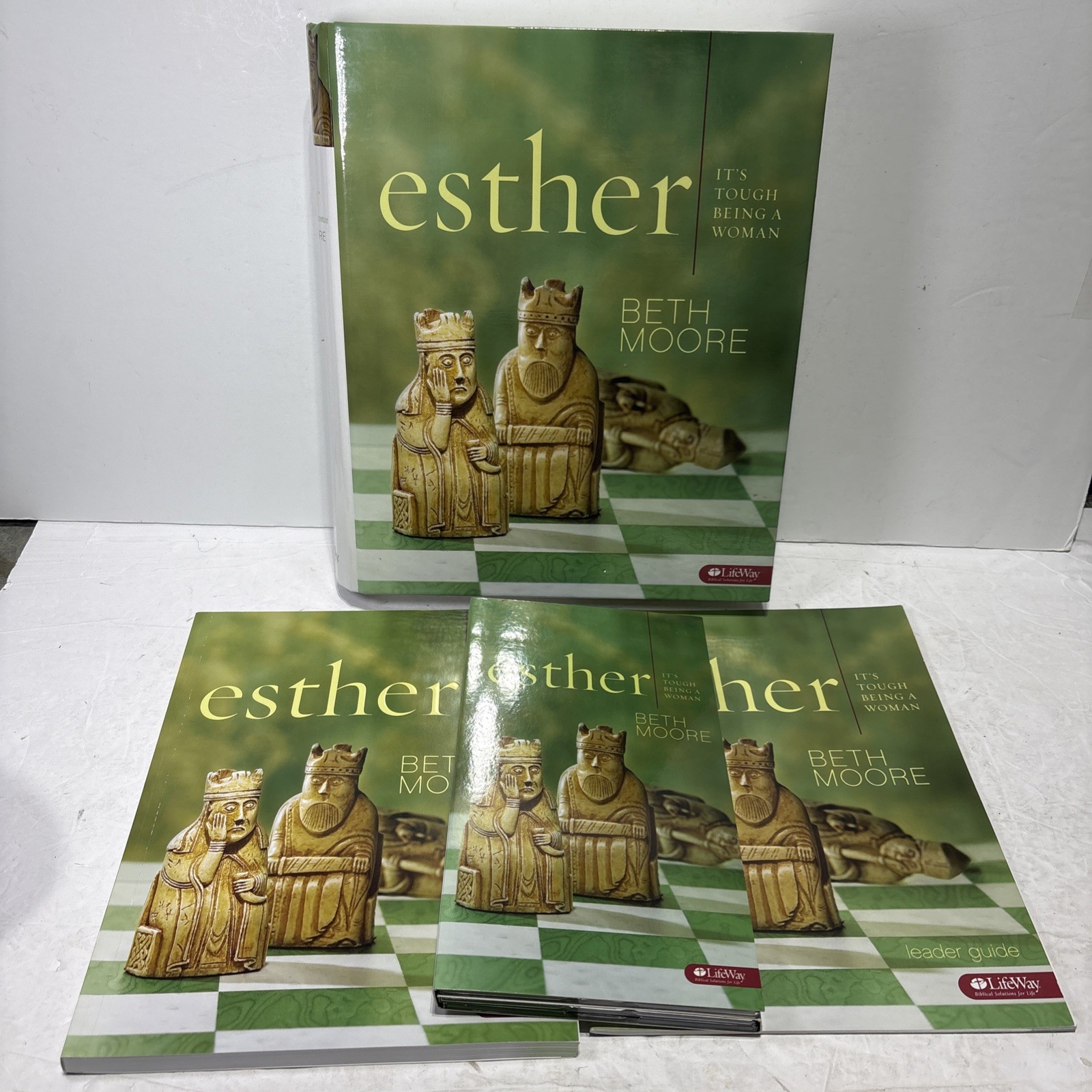 Esther It&rsquo;s Tough Being a Woman 6 DVDs Leader Guide Workbooks Beth Moore LifeWay