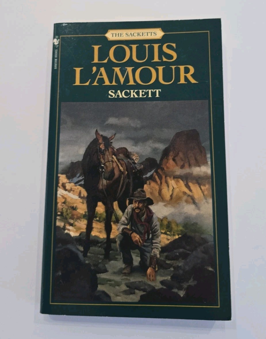 Lot of Ten (10) Sackett series Louis L&rsquo;amour paperback USED Bantam Books Mixed