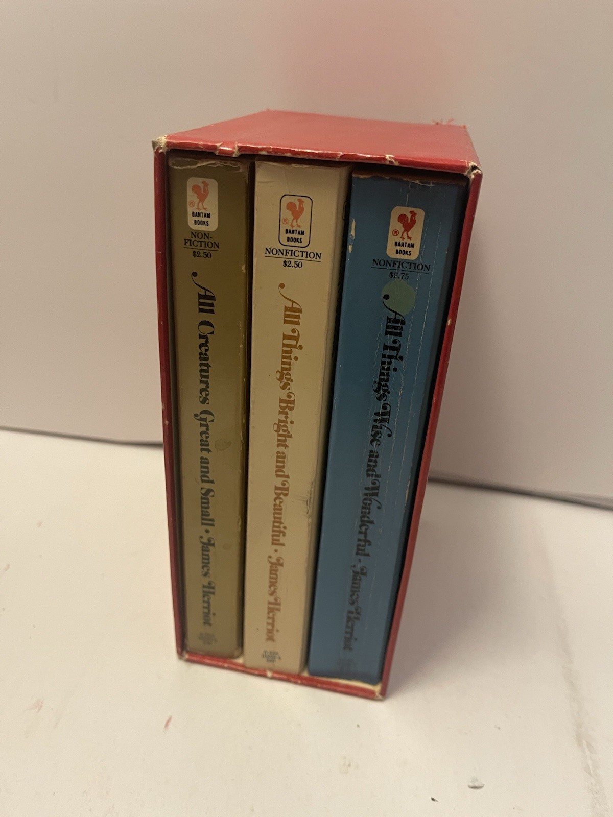 James Herriot Box Set of 3 Lovable Bestsellers All Creatures Series PB 1970&rsquo;S