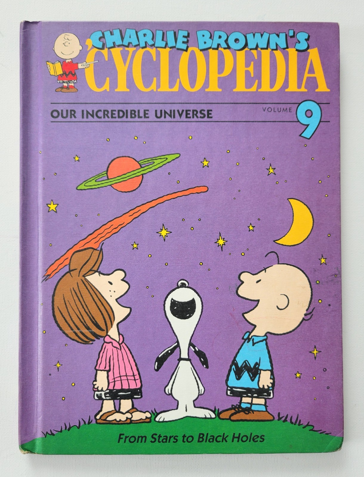 Vintage 1990 Charlie Brown&rsquo;s &lsquo;Cyclopedia HCs Lot of 5: Books 2 4 6 8 9