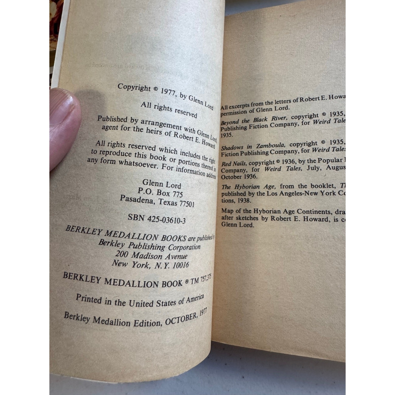 Conan the Barbarian Book lot of 4 Robert E Howard + List in Description