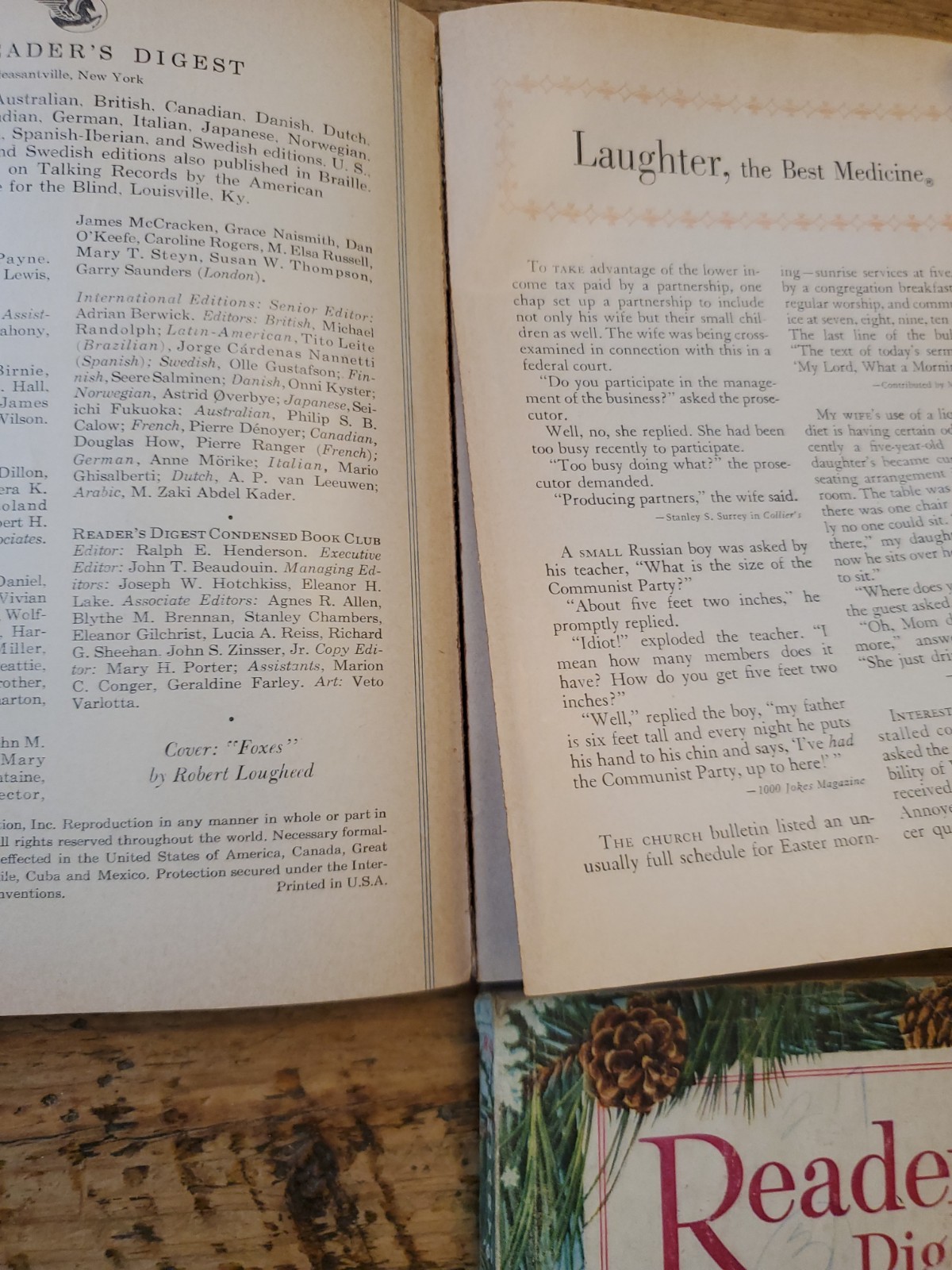 Lot Of 6 &rsquo;54 &rsquo;60 &rsquo;61 &rsquo;65 Reader’s DIGEST Vintage History Short Stories 1954 Book