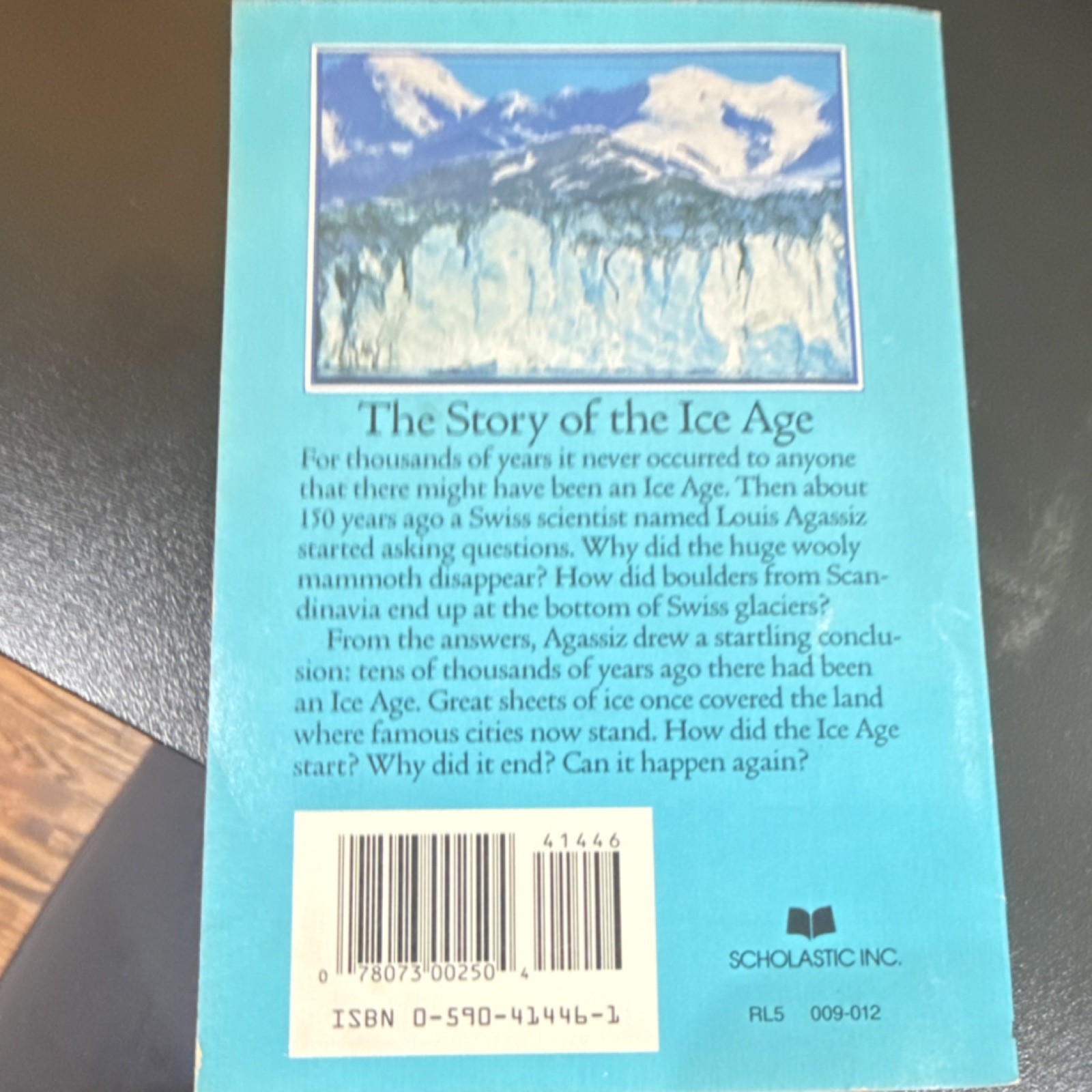 Vintage The Story of the Ice Age by Wyler Ames Scholastic Inc 1967