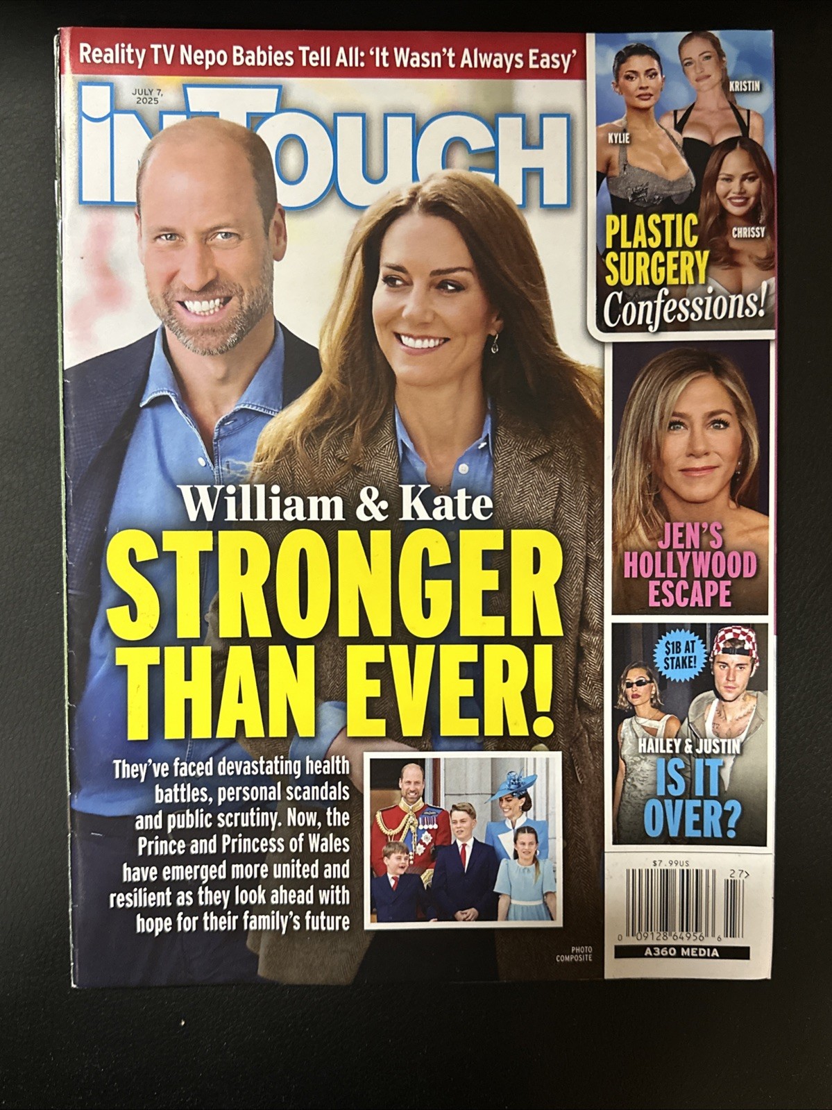 In Touch And US Magazines July 7 Th 2025 William & Kate And Harry