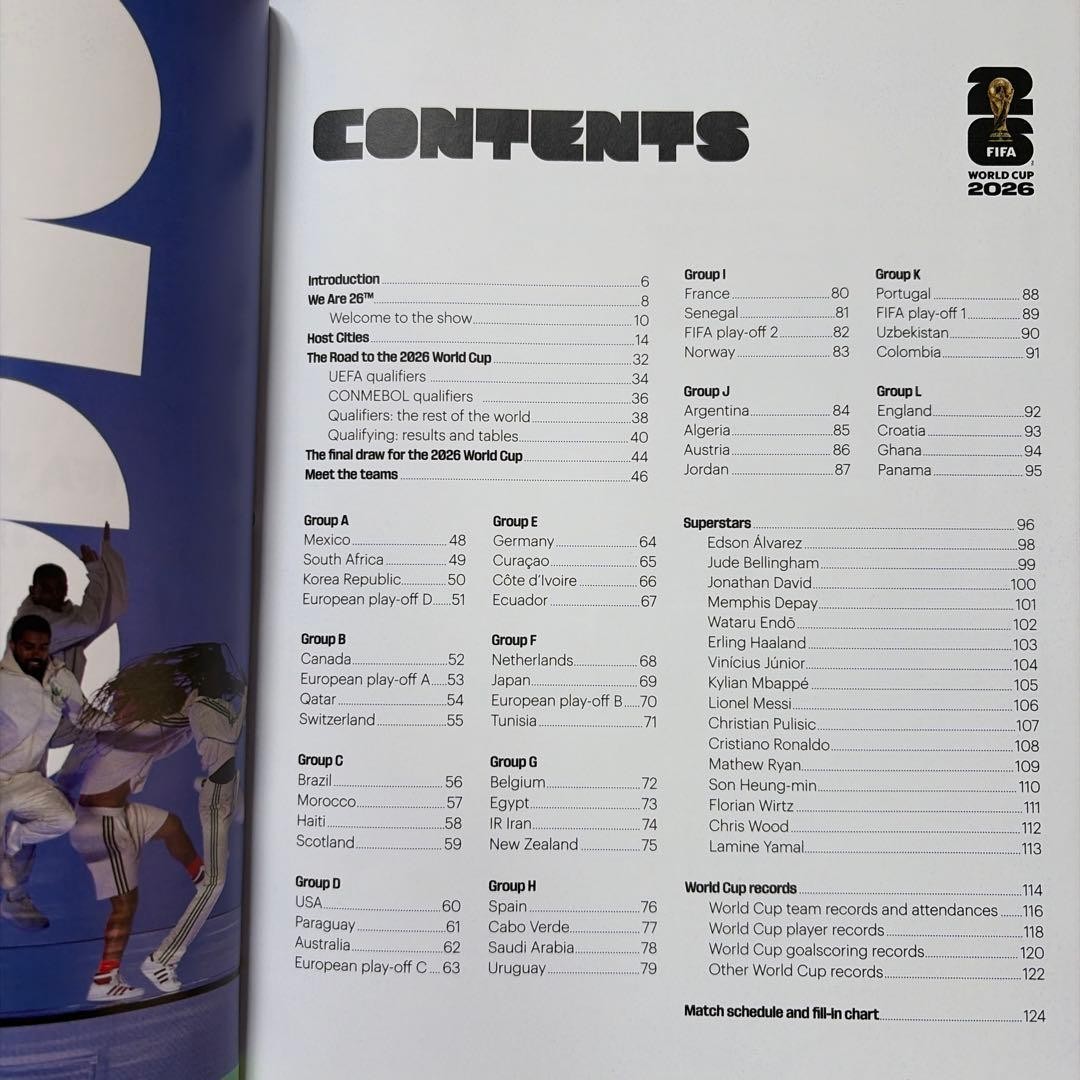 FIFA World Cup 2026 Official Guide Book US Edition 24cm x 18cm 128P New
