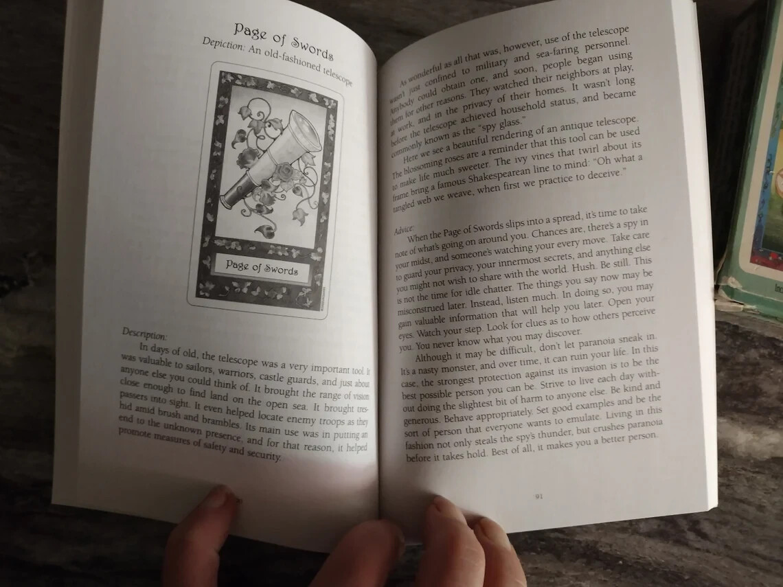 New-The Whimsical Tarot Book Only-Factory Sealed-New condition