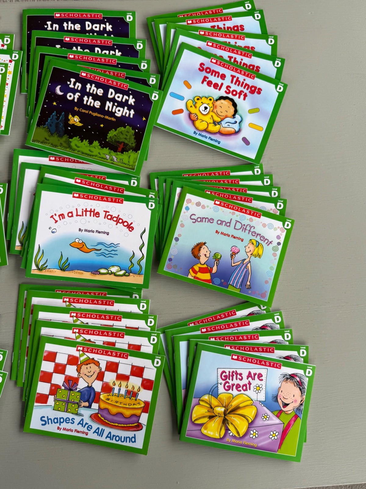 Scholastic Little Leveled Readers LEVEL D 75 Books (5 Copies 15 Titles) Box Set
