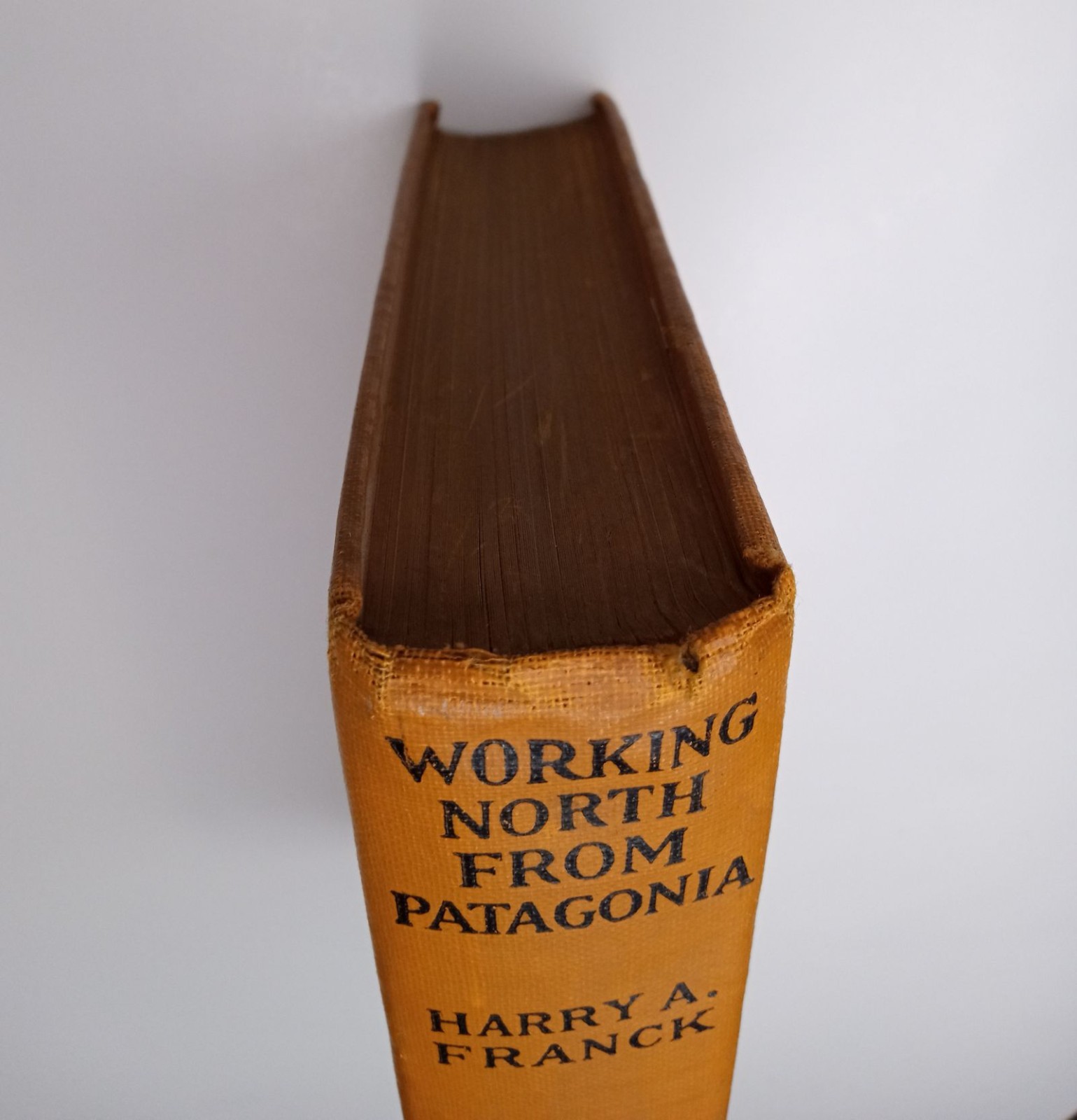Working North from Patagonia Hardcover Book by Franck, Harry A. 1921 Vintage