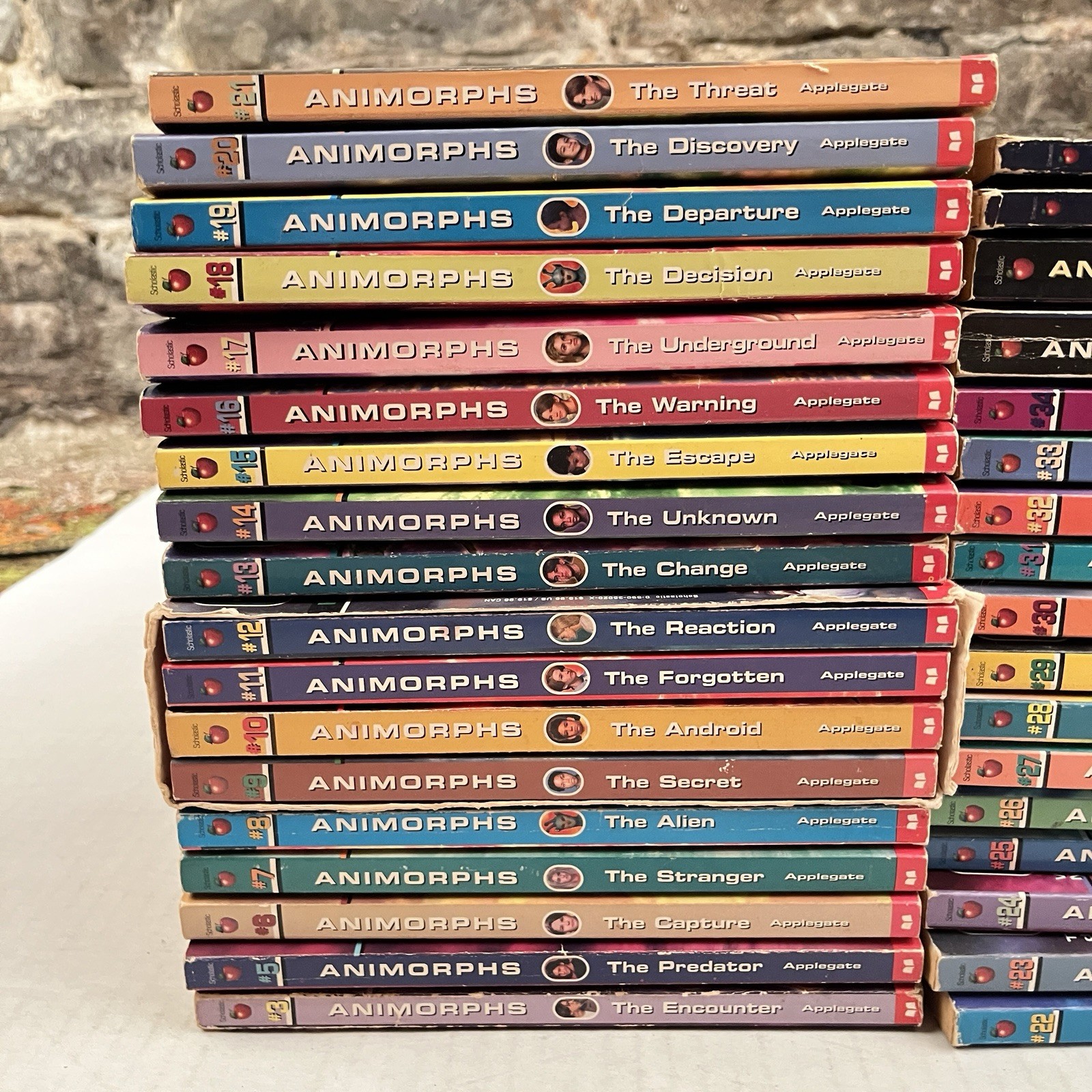 Animorphs 35 Paperback Book Lot Applegate Vintage 90&rsquo;s Scholastic