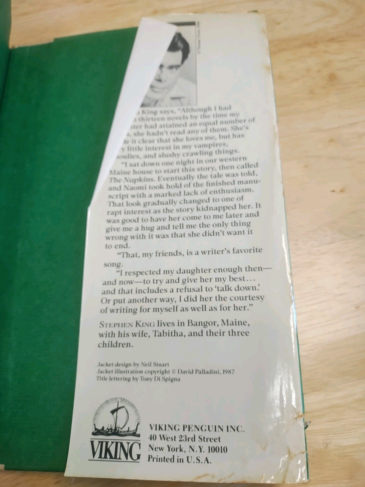 Stephen King&rsquo;s The Eyes of the Dragon first edition (US 1987 Viking)