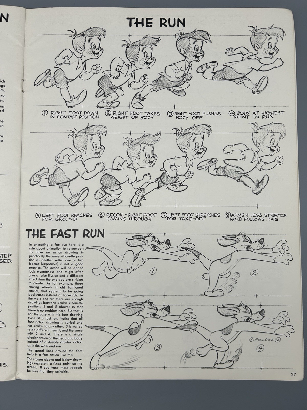 ANIMATION by Preston Blair Art Instruction Book in Walter Foster Series 1950&rsquo;s