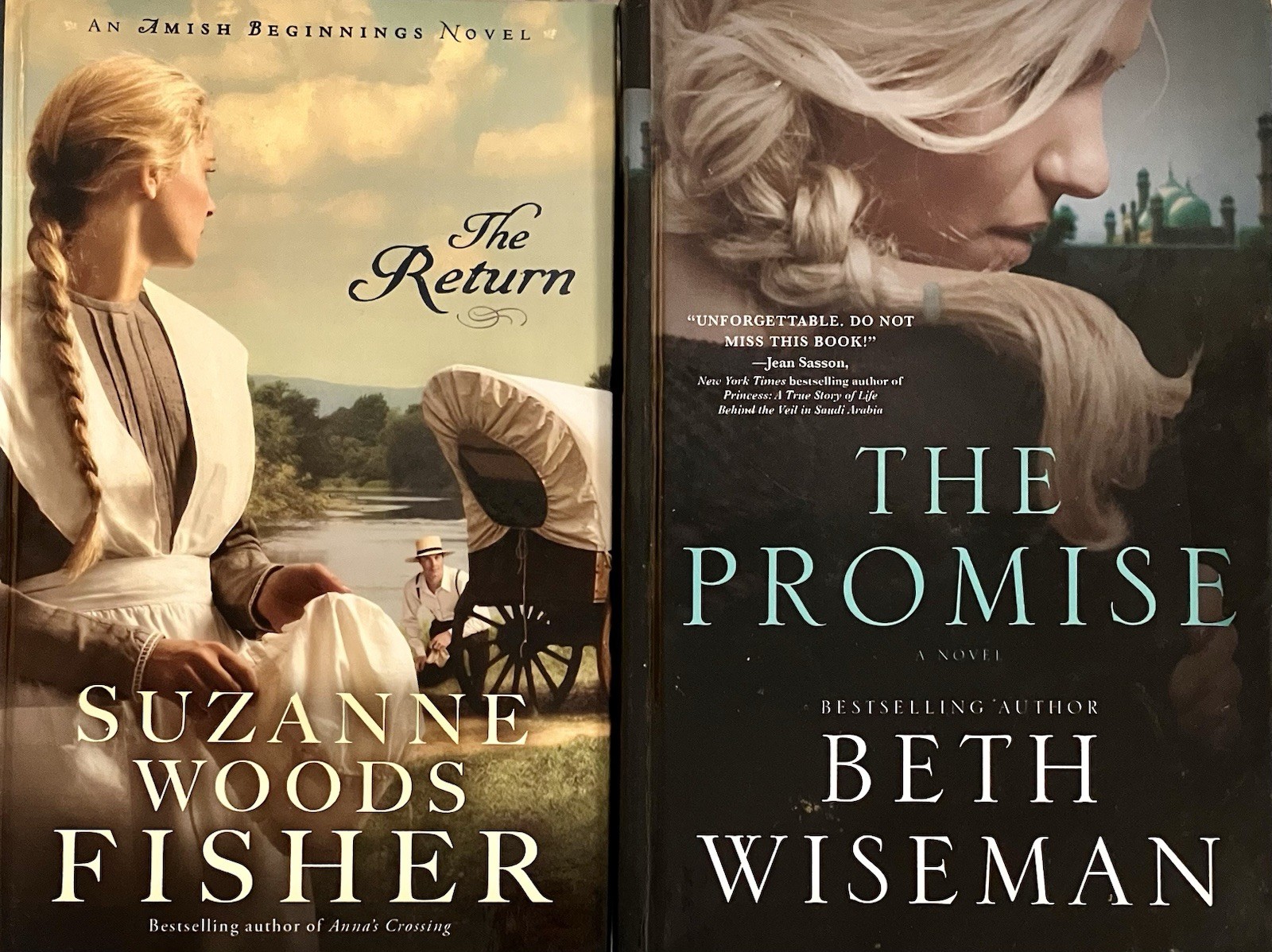 LARGE print (2-hc) Beth WISEMAN Suzanne Woods FISHER Amish inspirational romance
