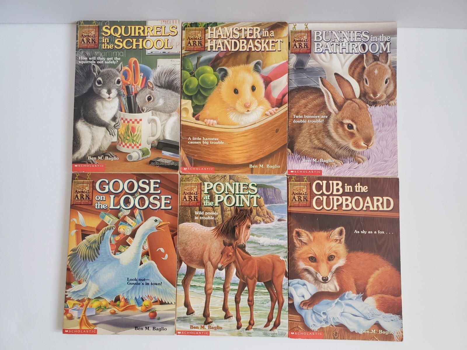 Animal Ark Ben M. Baglio Lot of 12 Children&rsquo;s Chapter Books Paperback