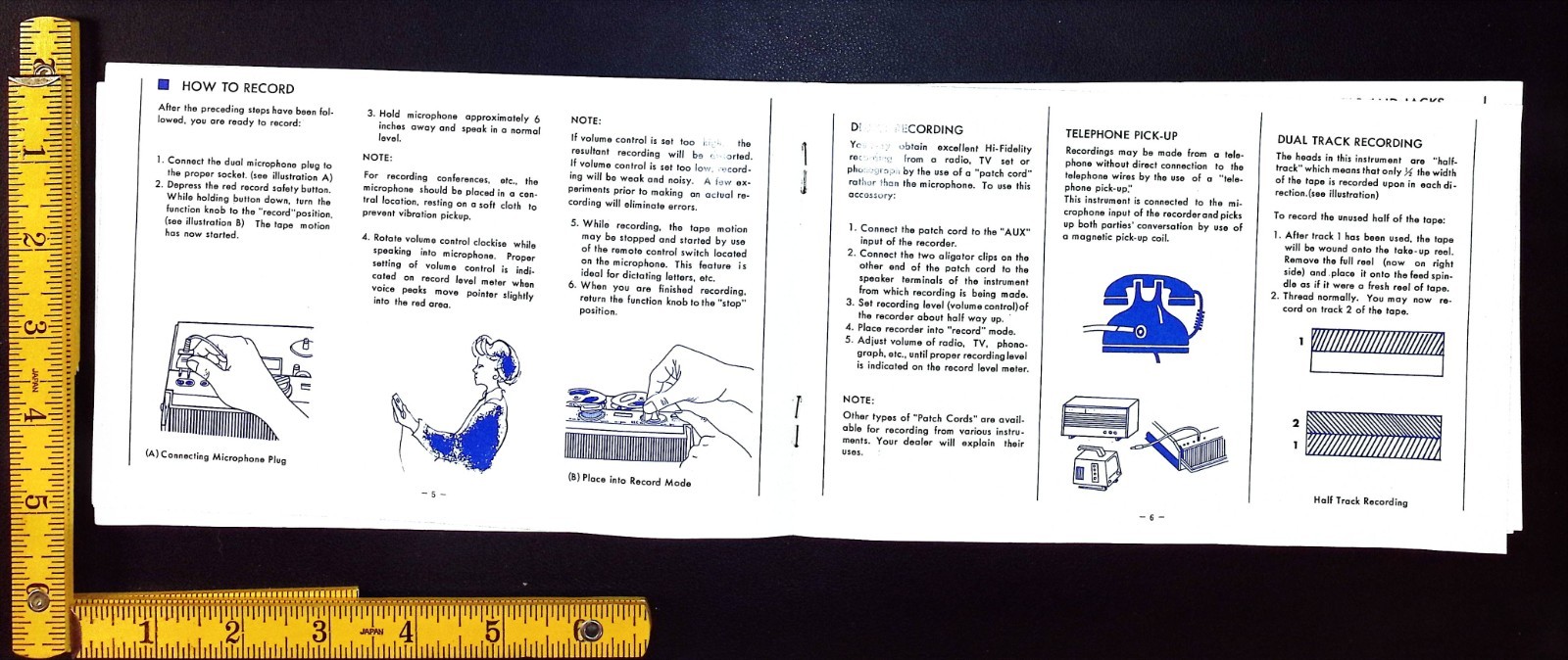Mercury Model TR-3500 Reel to Reel Tape Recorder Operators Manual