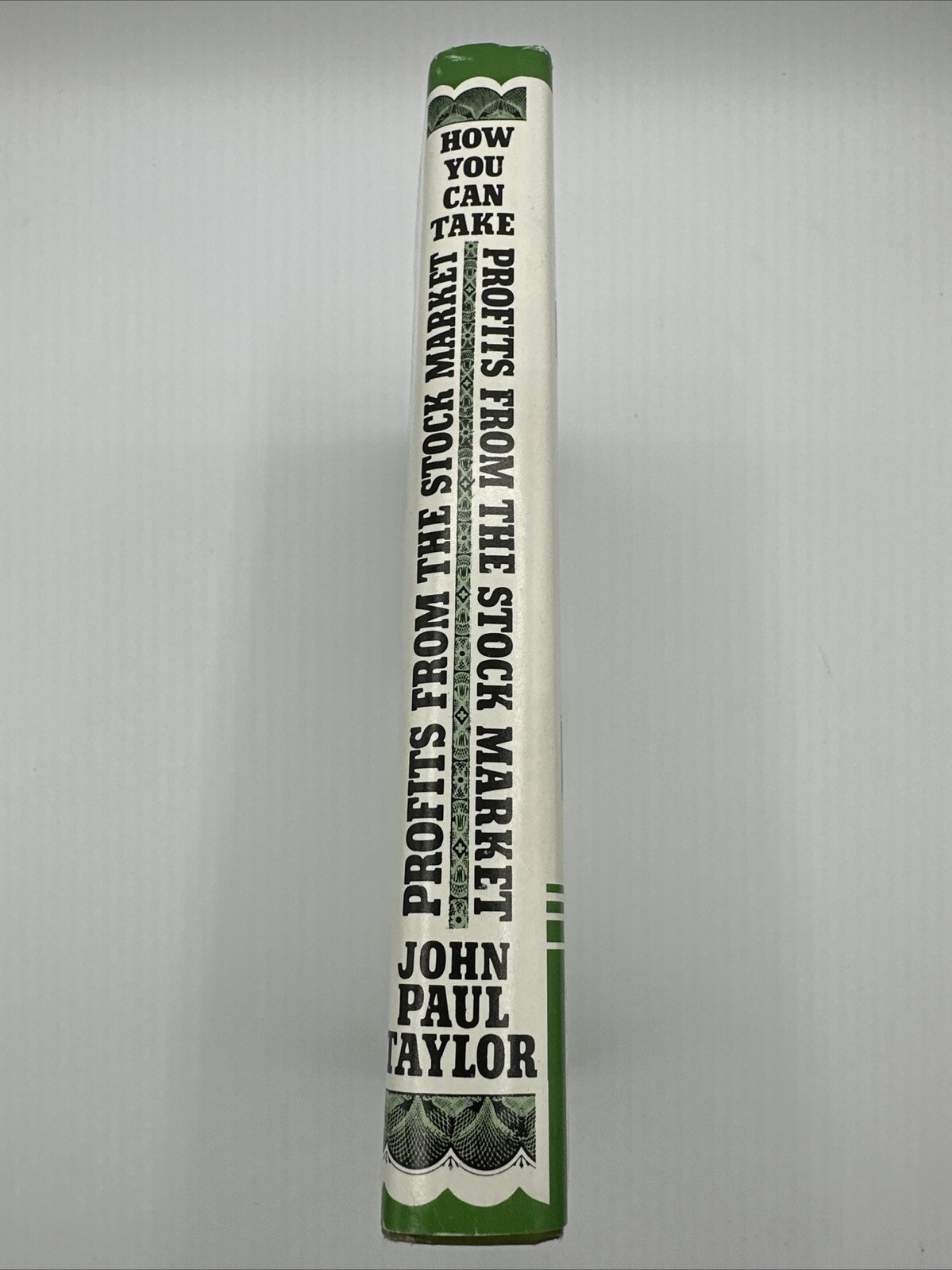 How You Can Take Profits From The Stock Market Signed John Paul Taylor 1985 DJ