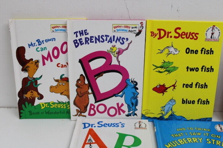Vintage Dr. Suess Hardcover Beginners Books 1960&rsquo;s Lot of 14