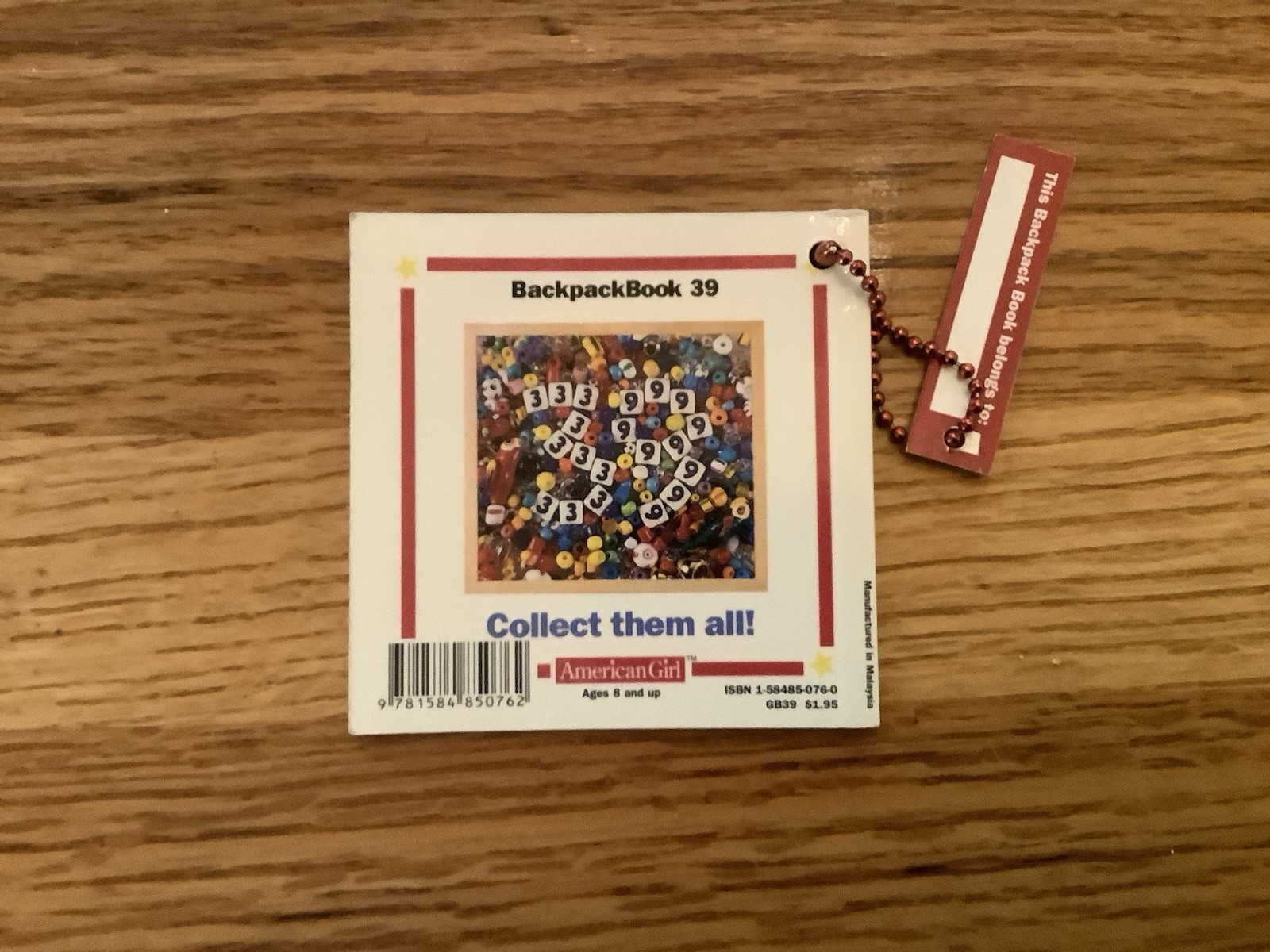 American Girl Doll Backpack Book-Collections