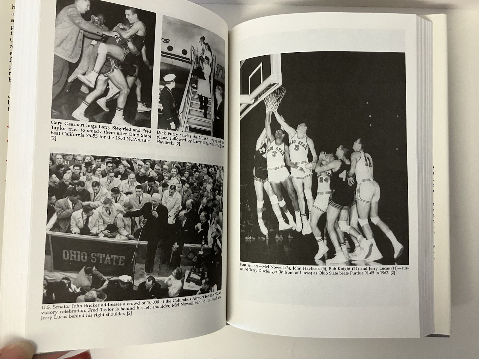The Golden Age of Ohio State Basketball by Lee Caryer 1991 HCDJ VERY GOOD