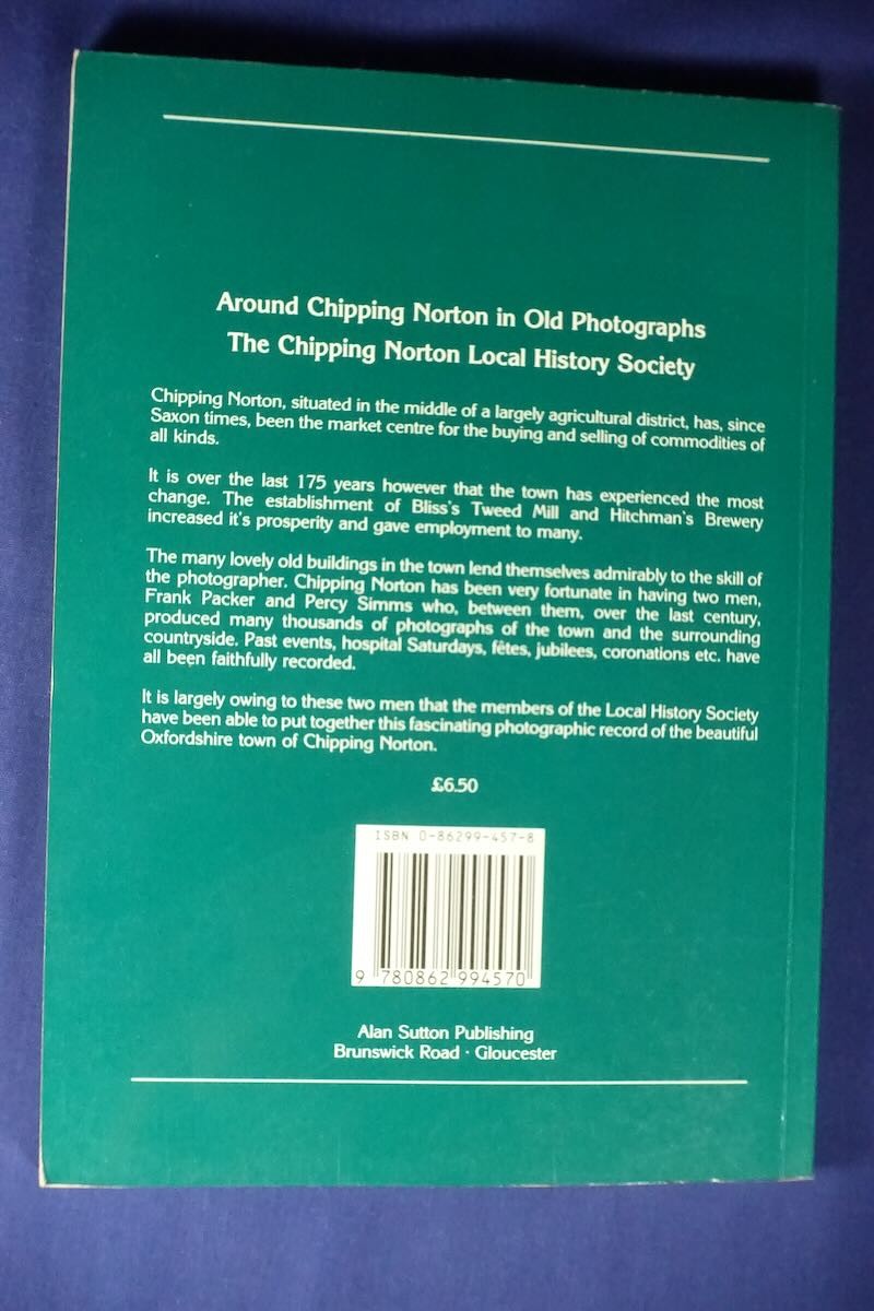 AROUND CHIPPING NORTON IN OLD PHOTOGRAPHS Sydney History Photo Book
