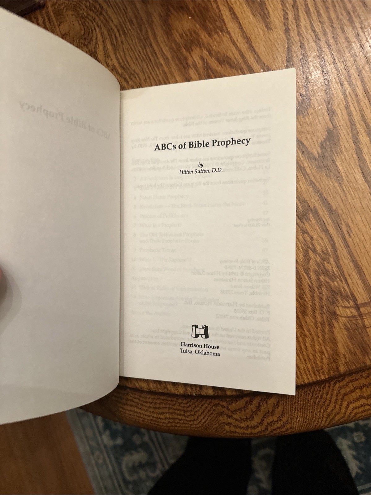 ABC&rsquo;s of Bible Prophecy by Hilton Sutton (1994, Trade Paperback)