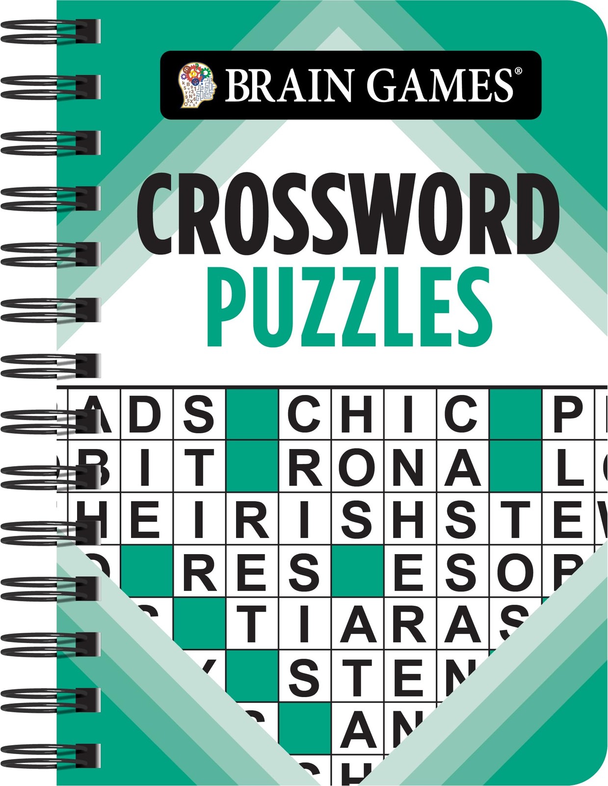 Brain Games – To Go – Crossword Puzzles (Teal) – spiral_bound Publications I…