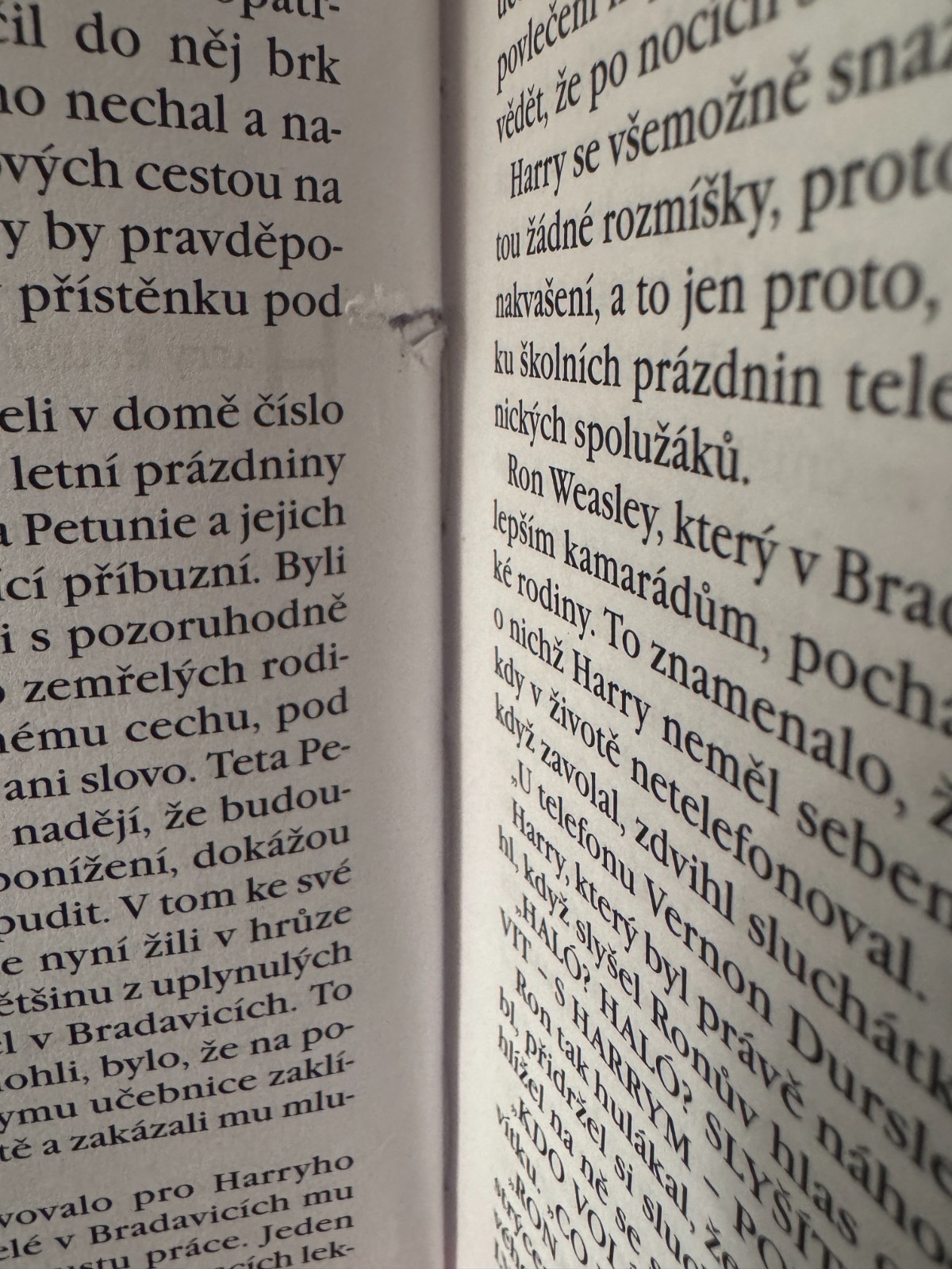 Czech Translation, Harry Potter and the Prisoner of Azkaban, HC, JK Rowling