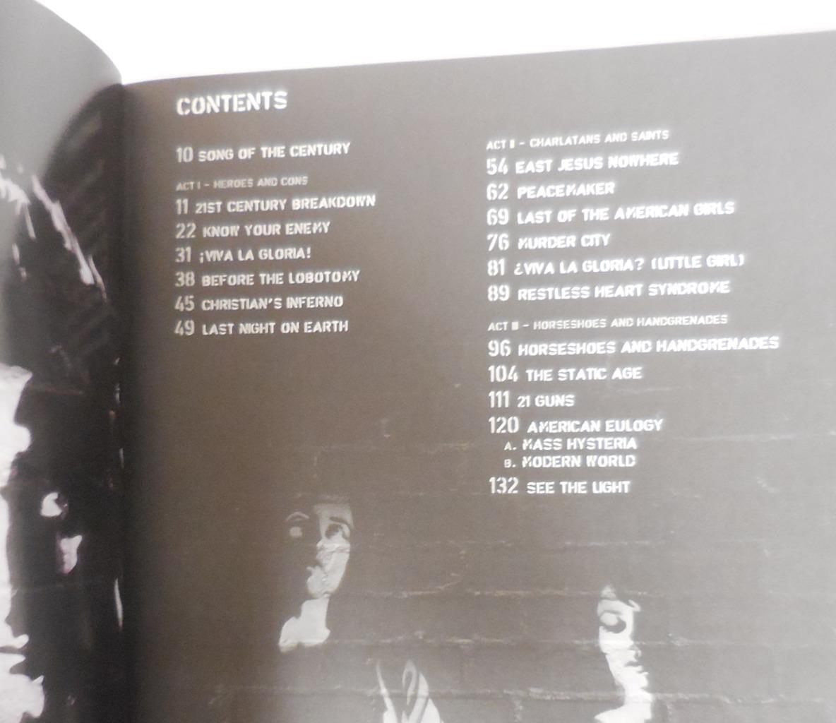 Green Day 21st Century Breakdown Guitar Tab Edition Songbook Sheet Music, EXC