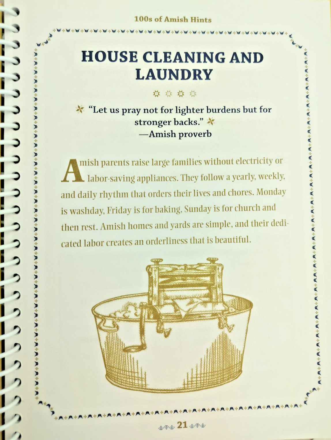 « 100s of Amish Hints&rsquo; Hardback Spiral Bound Book~Duncan 2011
