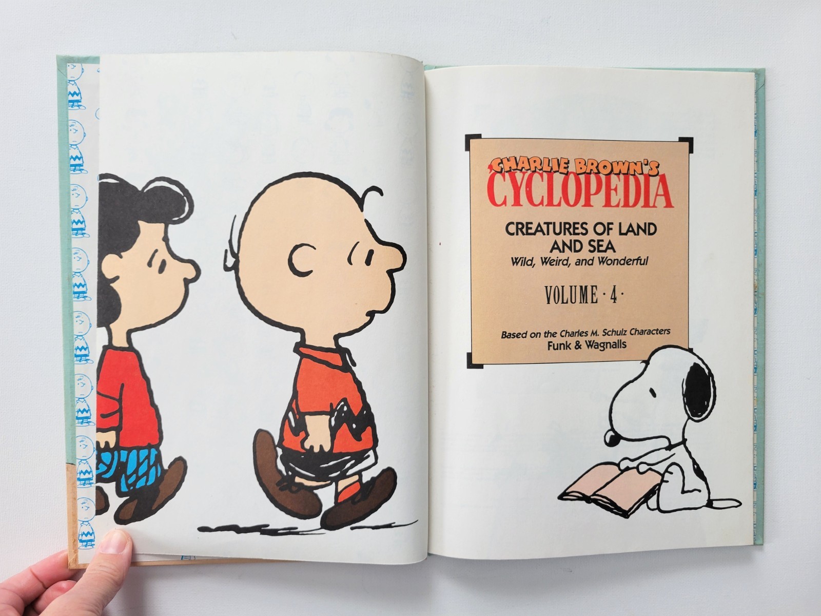 Vintage 1990 Charlie Brown&rsquo;s &lsquo;Cyclopedia HCs Lot of 5: Books 2 4 6 8 9