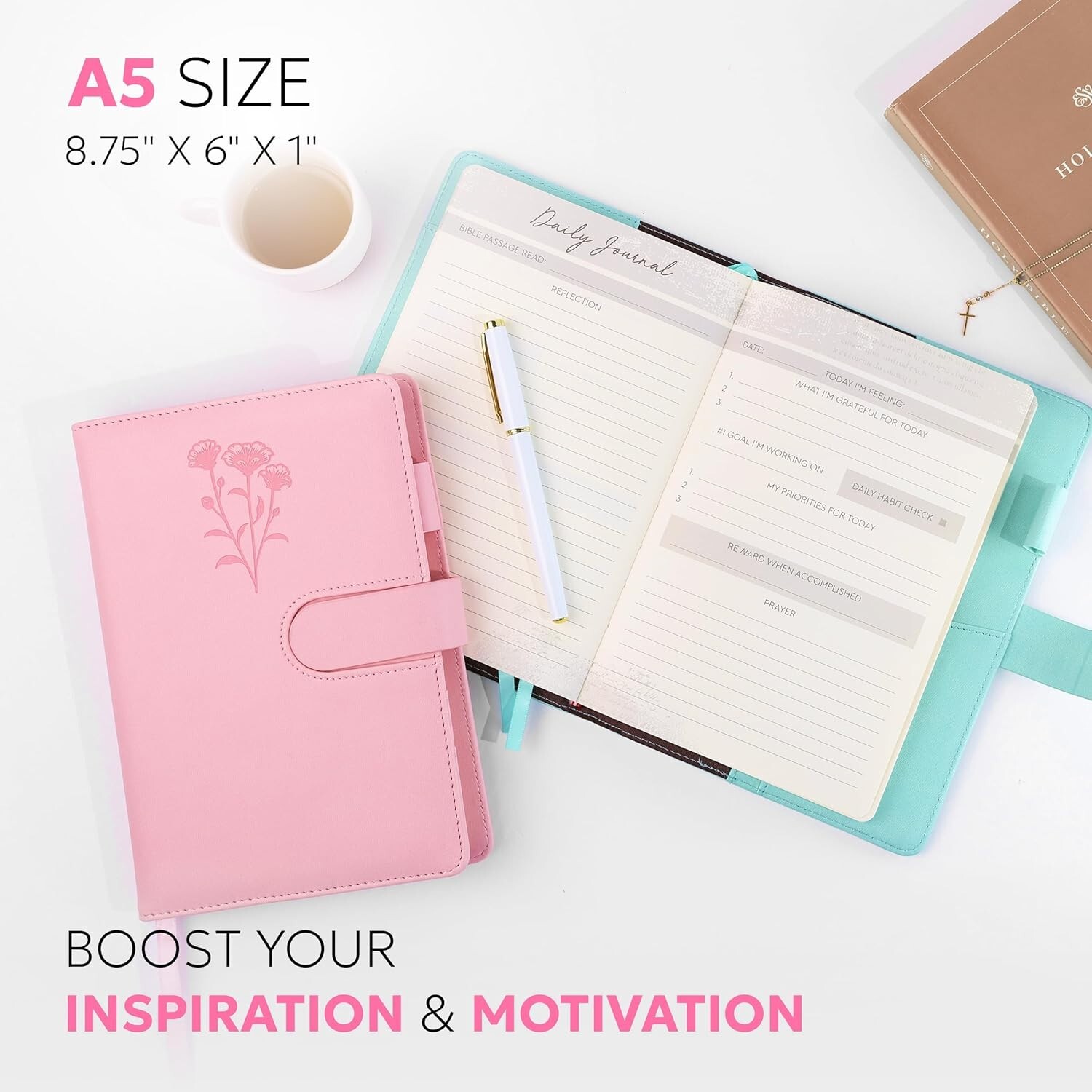 Inspirational Christian Women&rsquo;s Prayer Journal – 190 Pages, Water-Resistant