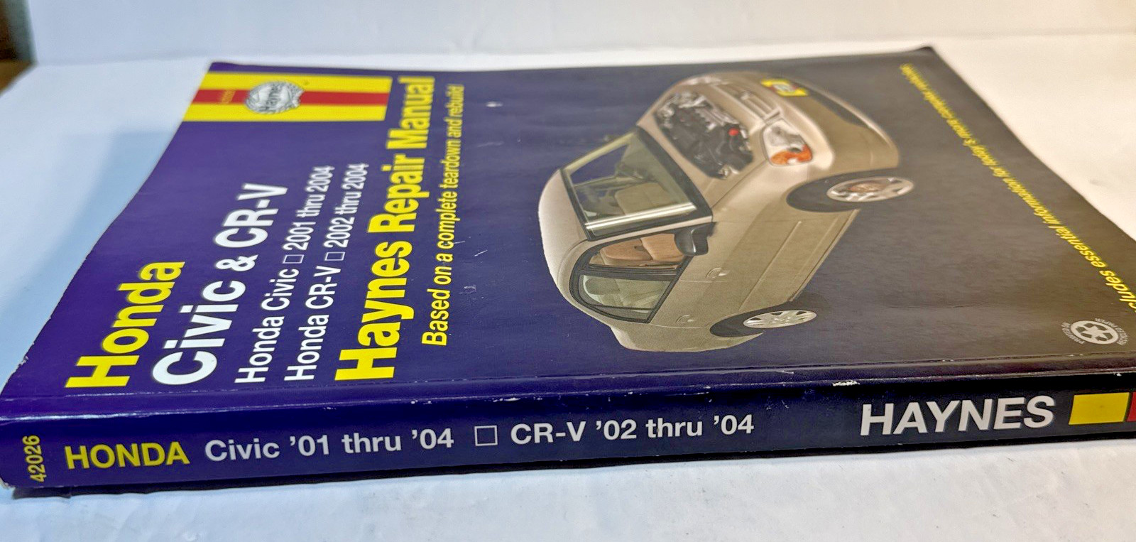 Honda Civic 2001-2004 & CR-V 2002-2004 (Hayne&rsquo;s Automotive Repair Manual) #42026