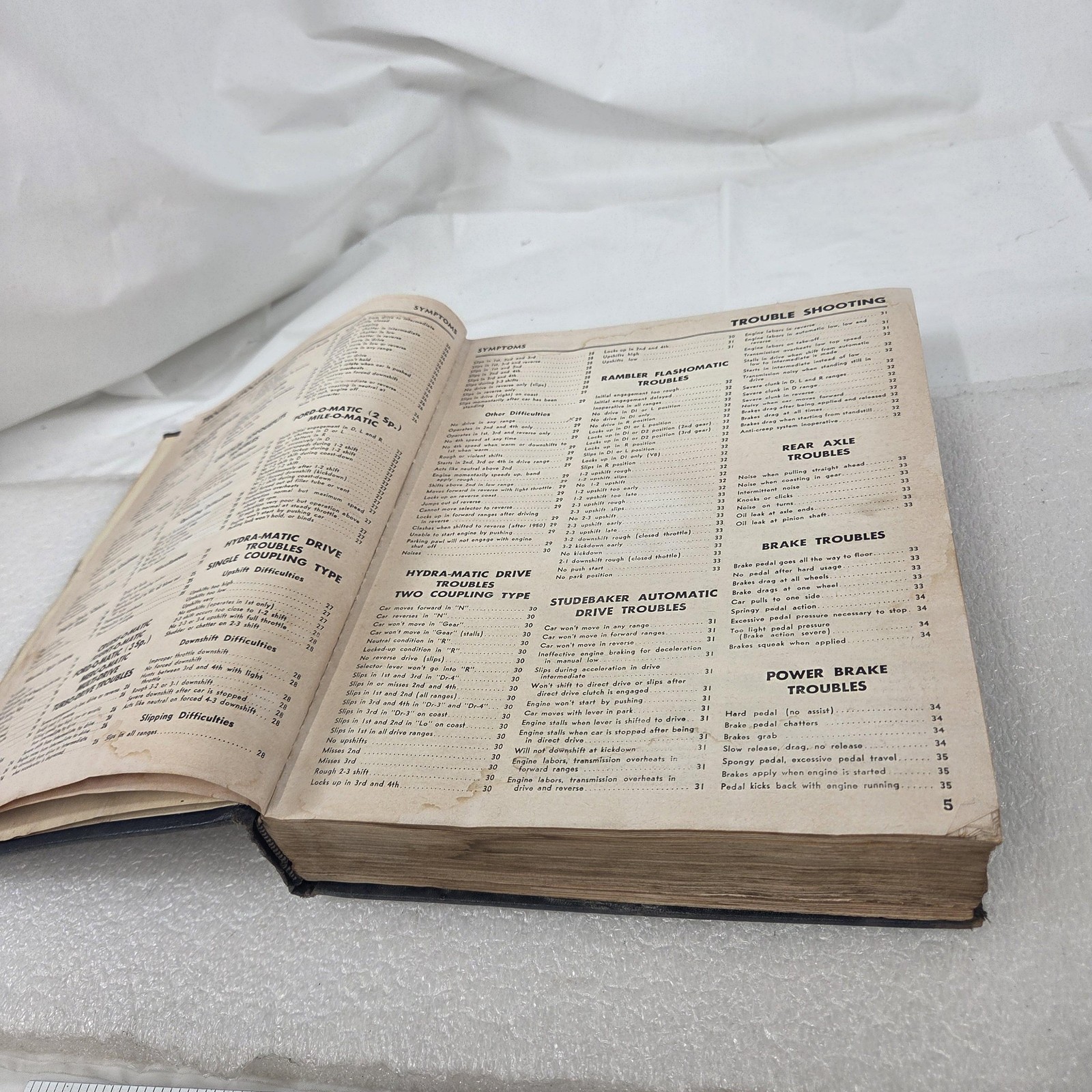 Vintage 1960 Motor&rsquo;s Auto Repair Manual 23rd Edition Hardcover Car Repair Guide