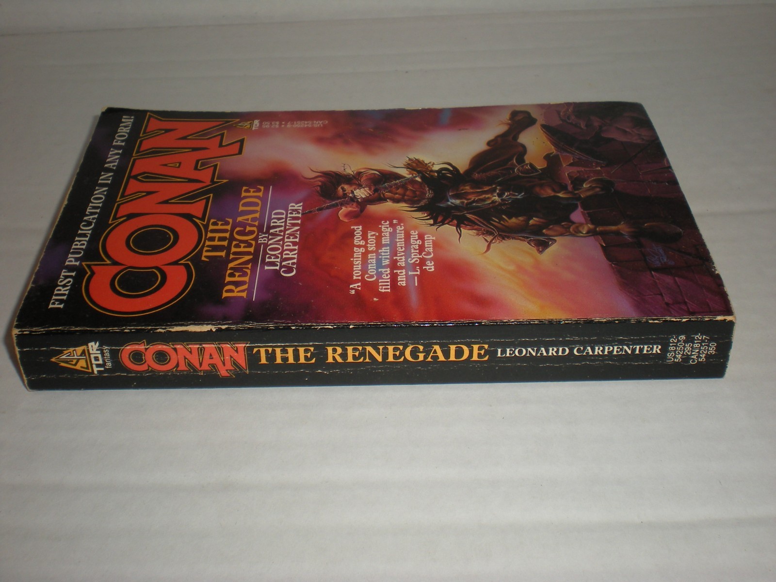 Conan The Renegade by Leonard Carpenter Barbarian Fantasy Paperback 1986 vtg