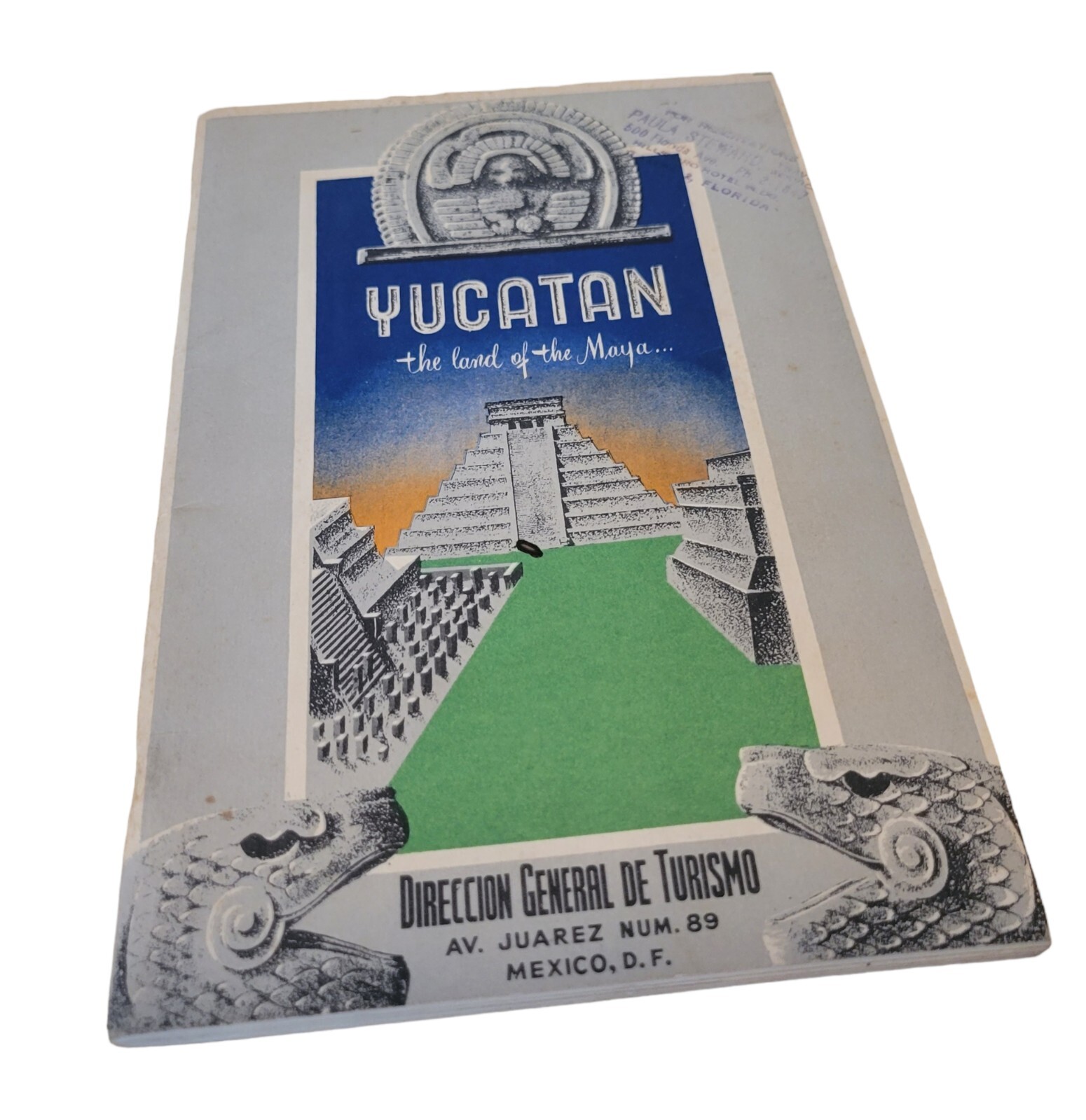 Vtg 50&rsquo;s Yucatan Land of the Maya Tourism Guide 1953 Travel Agengy Book Mexico