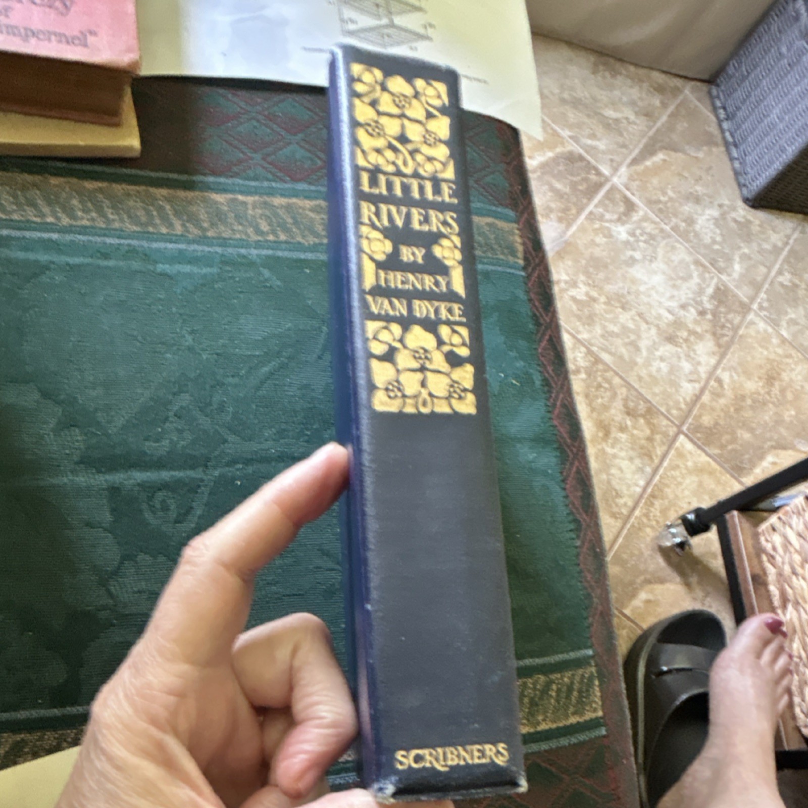 Henry Van Dyke Little Rivers HC Illus Inscribed Charles Scribner&rsquo;s Sons 1909