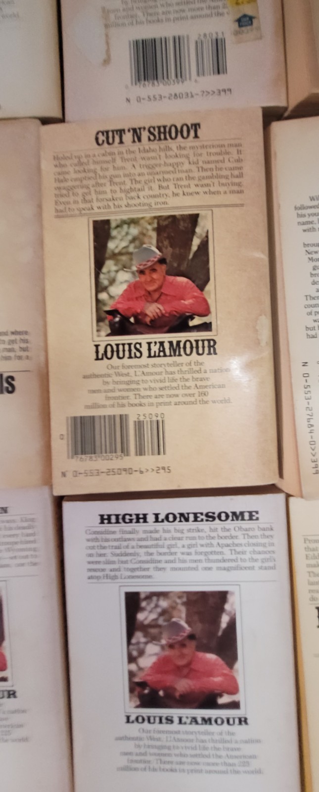 Lot Of 12 Vintage Louis L&rsquo; Amour 1960s-70s Books Paperback Western Cowboy Novels