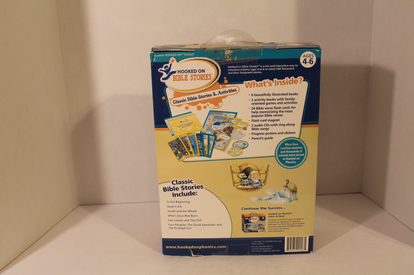 Hooked on Bible Stories NT Stories by LLC HOP (2006, Mixed Media) Open Box