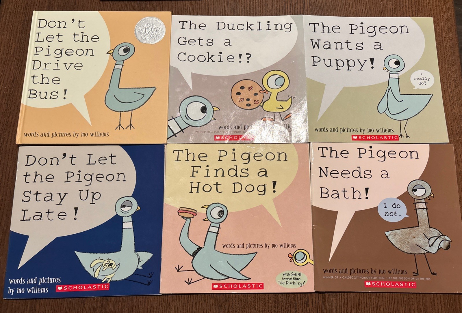 Mo Willems Elephant and Piggie Pigeon Book Lot Of 9 Hardcover & Softcover