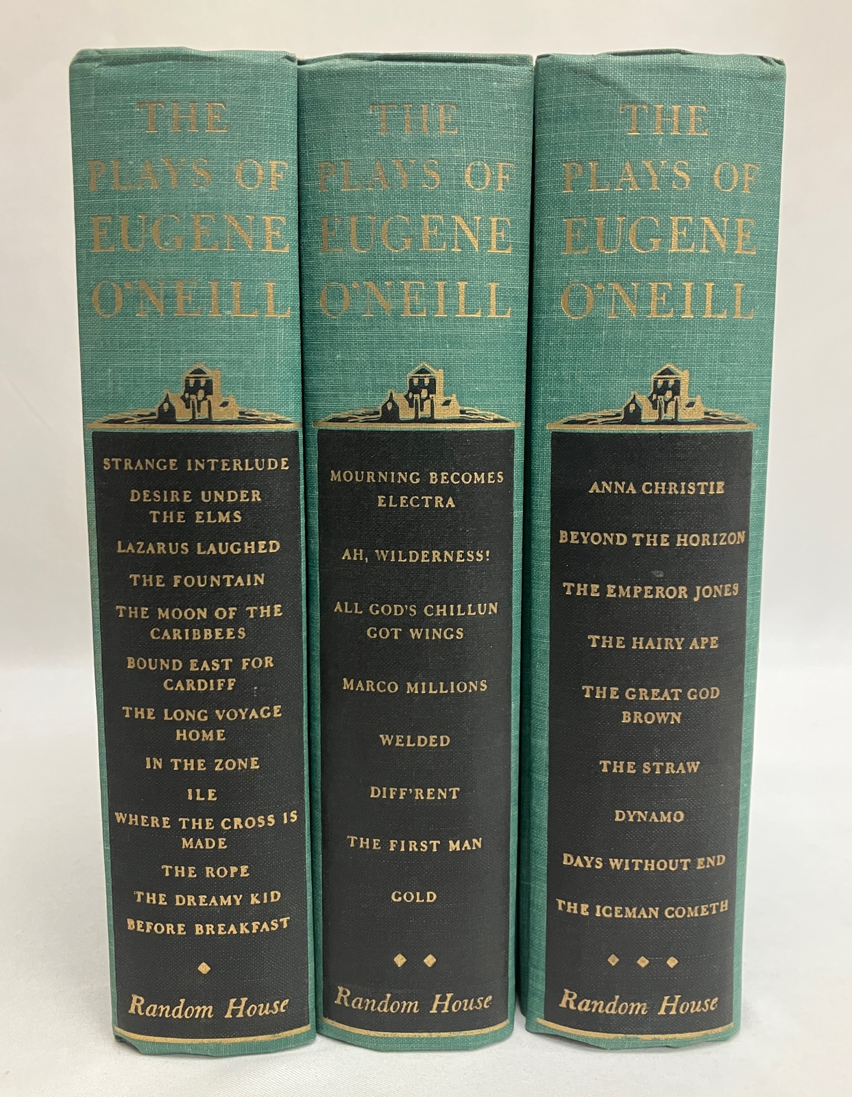 3 VOLUME SET The Plays of Eugene O&rsquo;Neill Random House Hardcovers