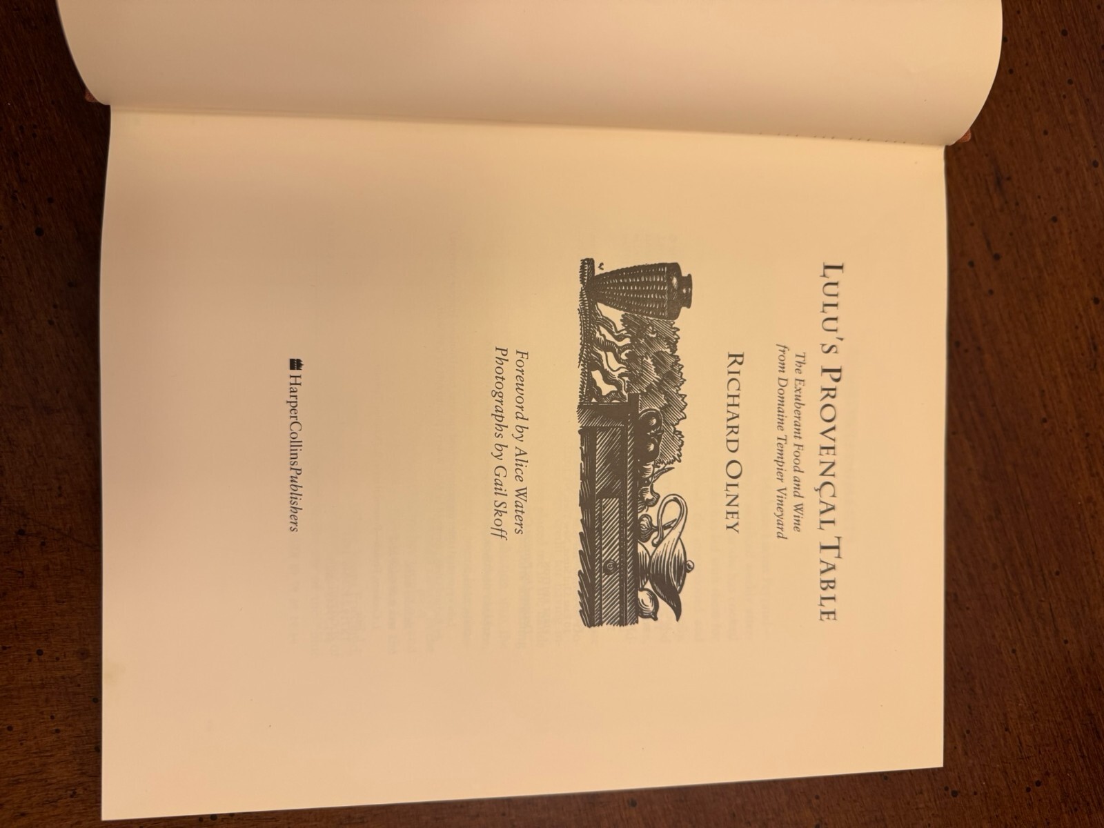 Lulu&rsquo;s Provencal Table – Hardcover Cookbook – Richard Olney – 1st Edition