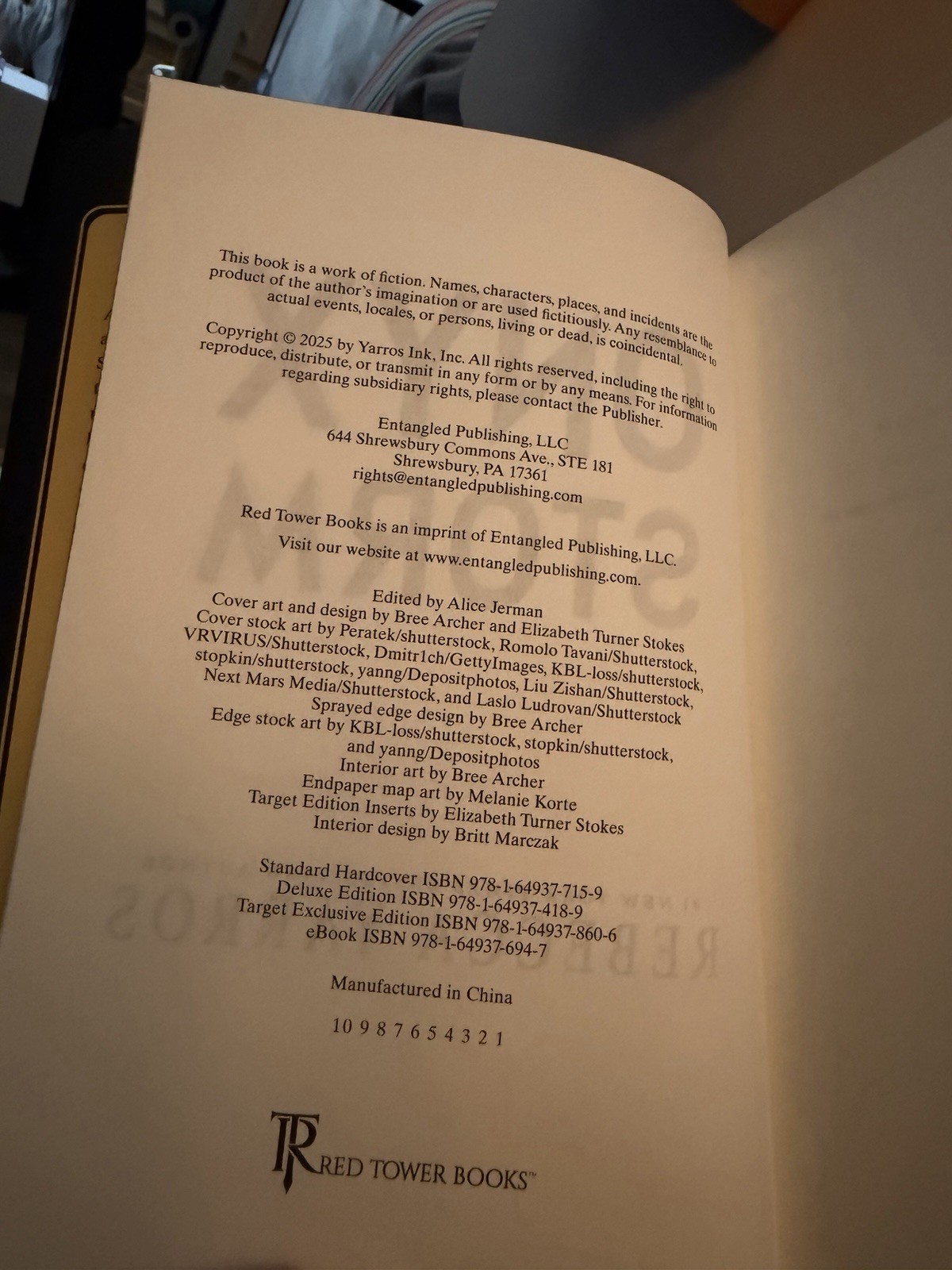 Rebecca Yarros Onyx Storm Empyrean Ser. Standard Edition 2025 Hardcover