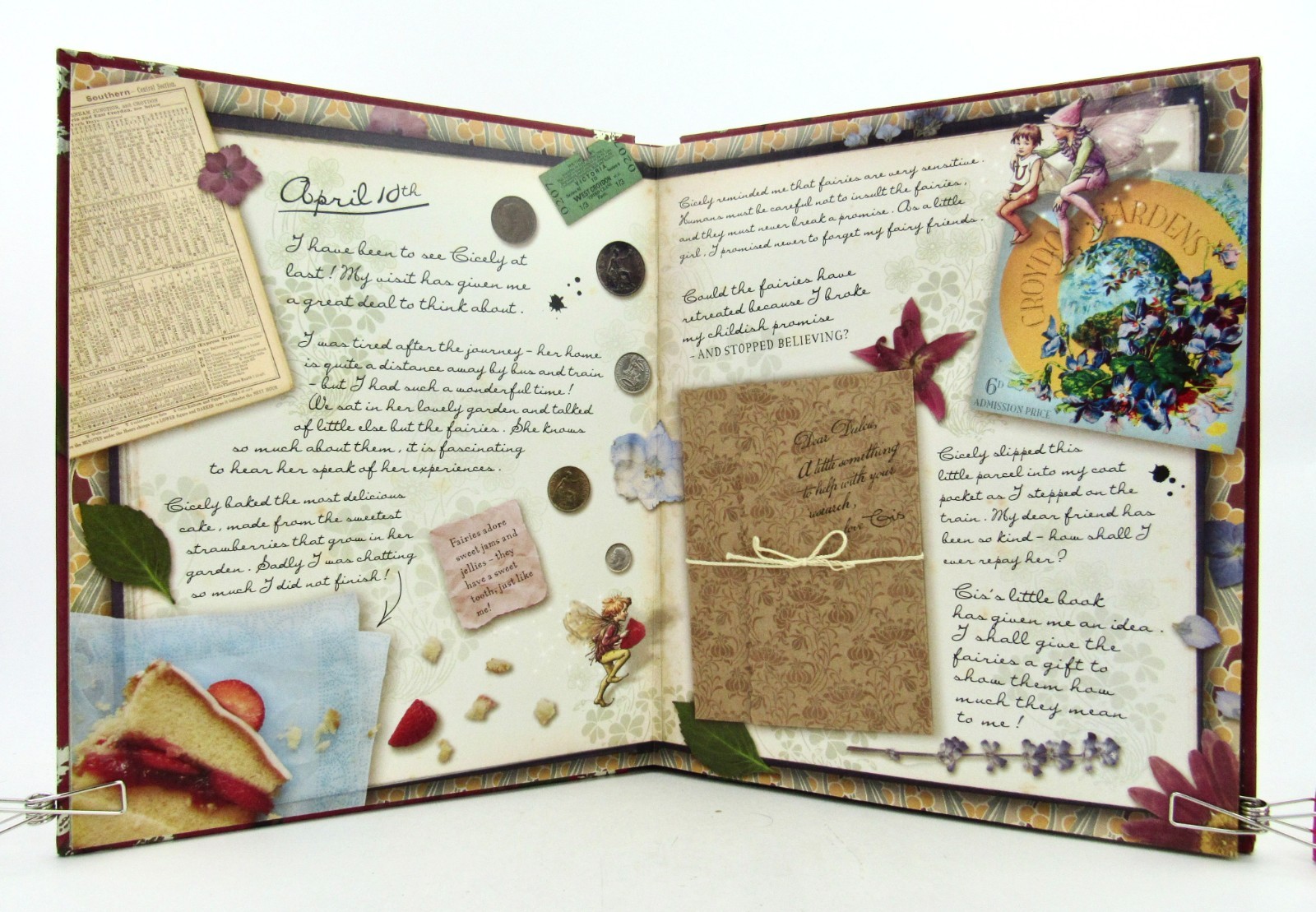 Lot 4 FAIRYOPOLIS Books Journal, Return, Magical Doors & Secret Garden HB VGC