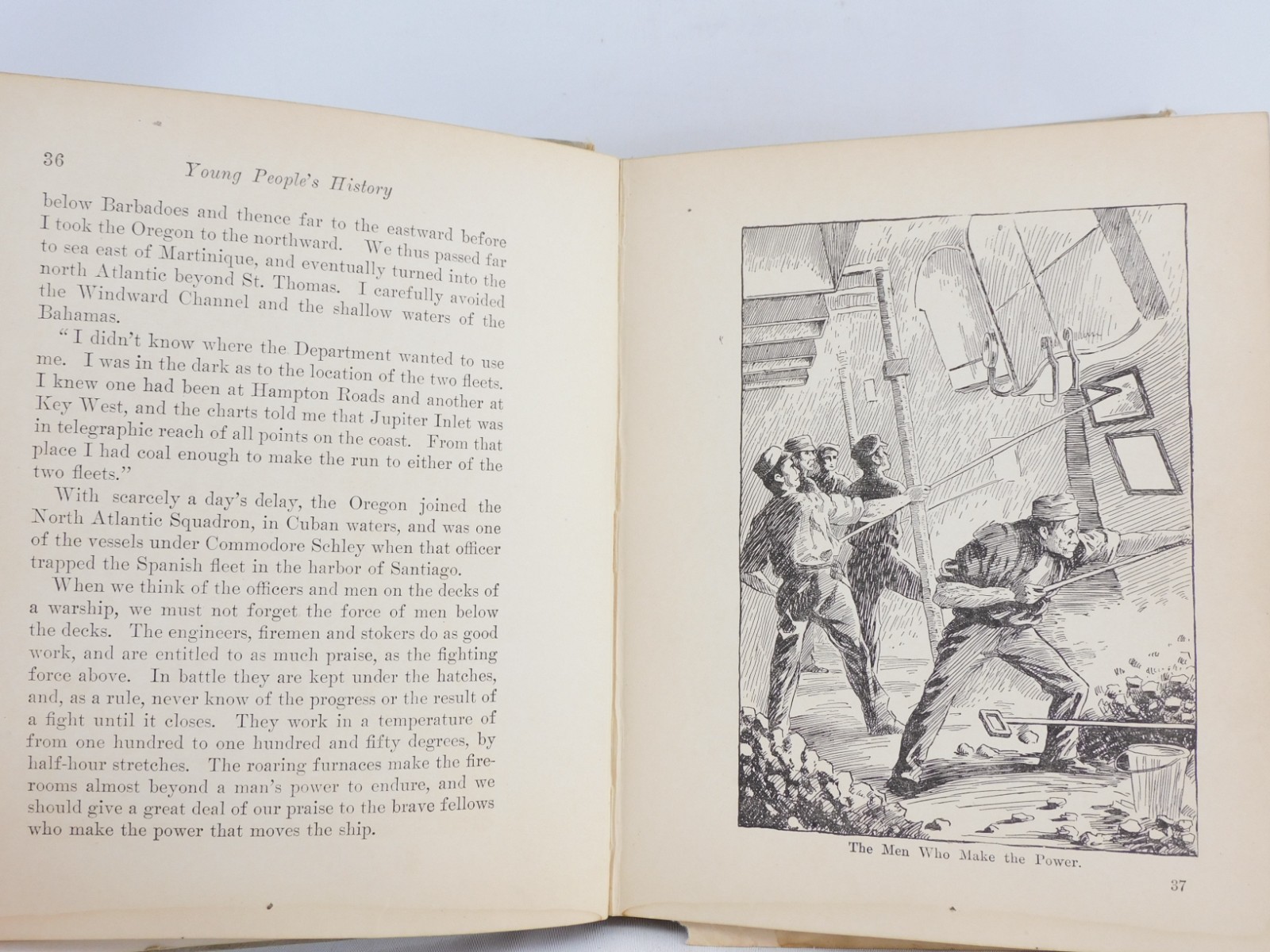 Antique Young People&rsquo;s History Of The Spanish War 1900 Prescott Holmes Illus HC