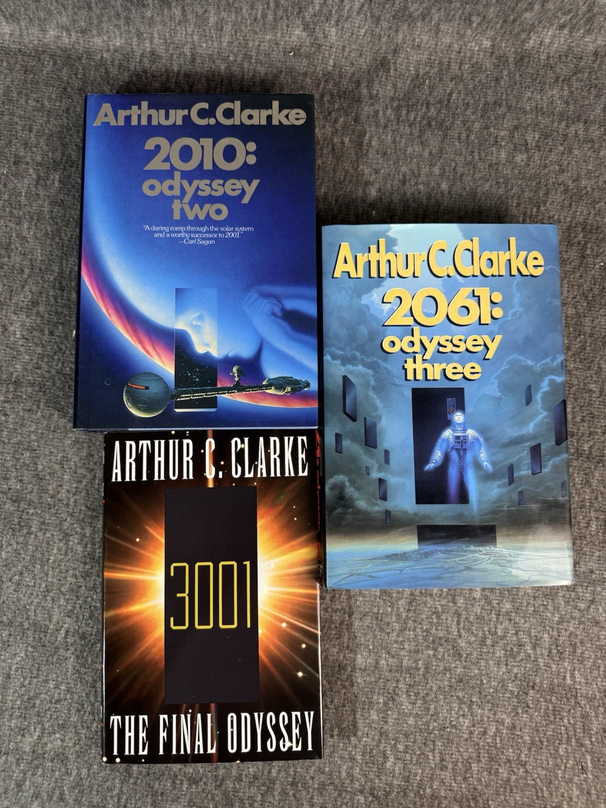 Arthur C. Clarke 15 Book Lot Rama Odyssey Childhood&rsquo;s End Sentinel Sci-Fi HC PB