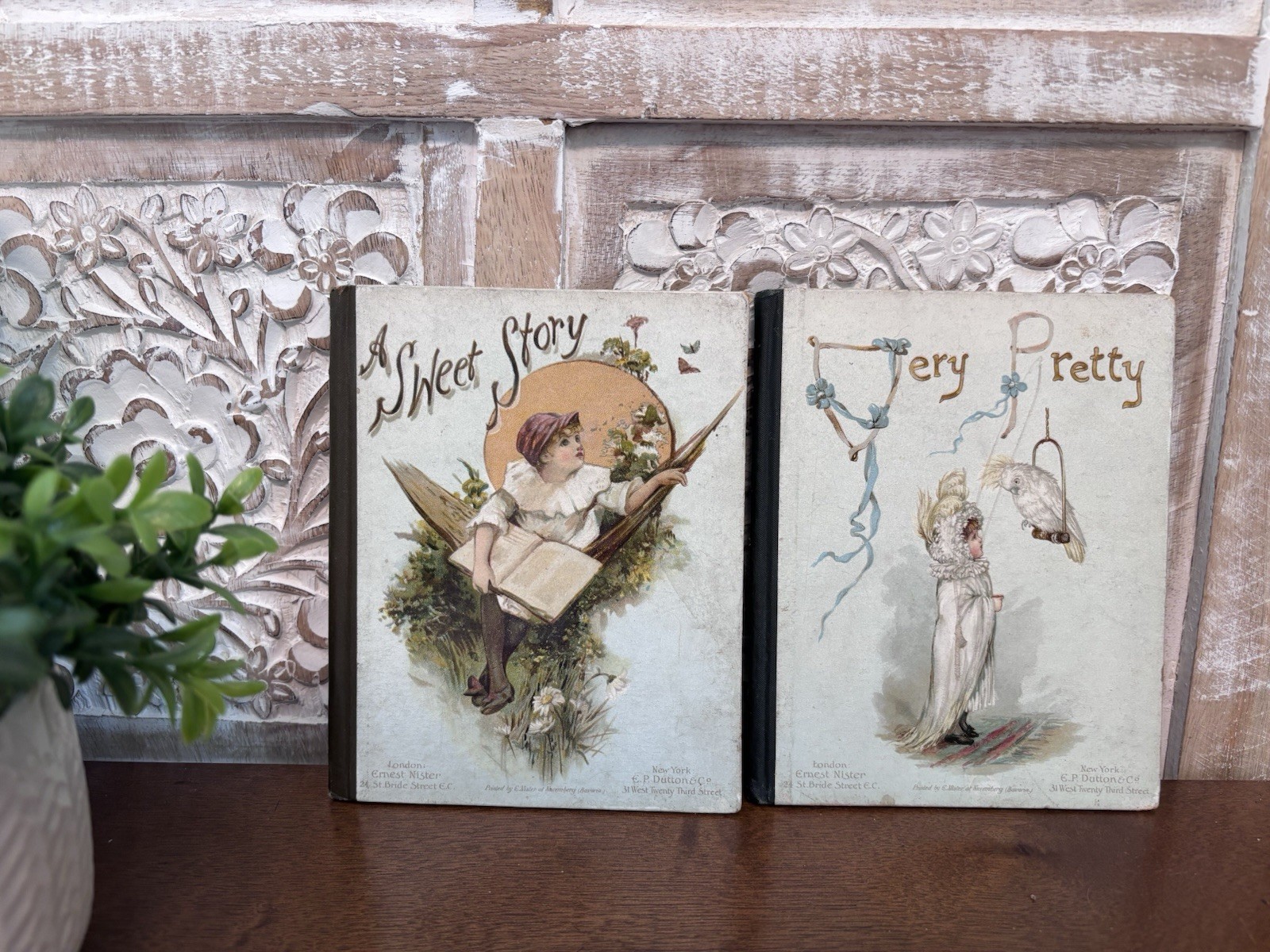 Two Antique Books by Ernest Nister at Nuremberg « A Sweet Story & Very Pretty »